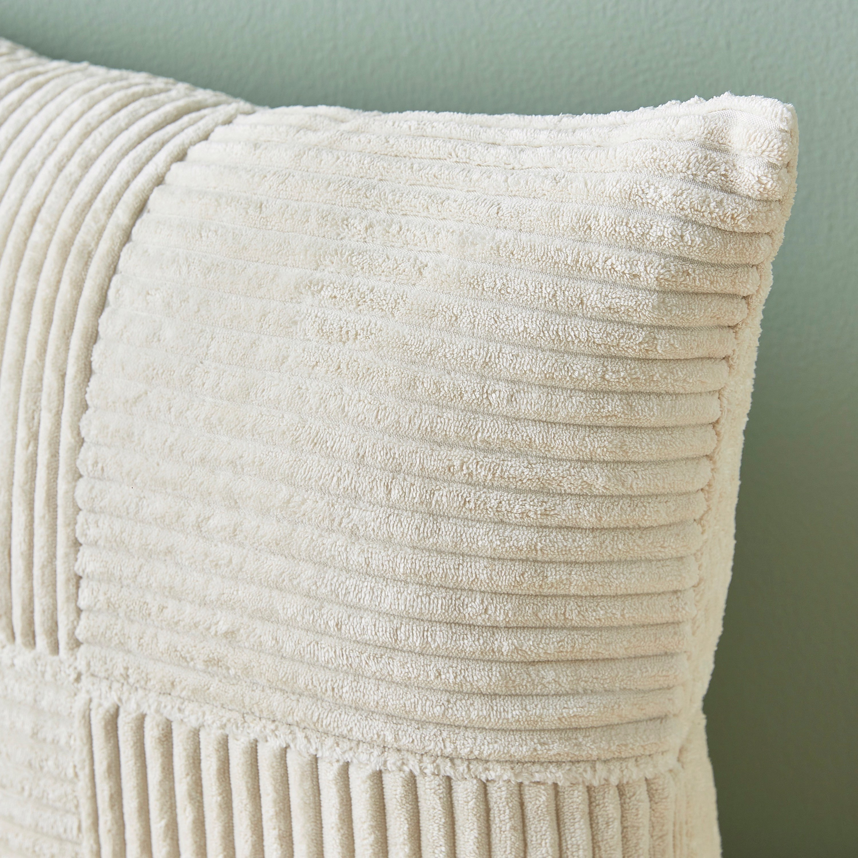 Cozy Jumbo Patch Cushion Cover - 45x45 cm-household-cushionsandthrows-cushioncovers-image-2