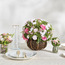 زهور روز مختلطة في إناء زرع زجاج - فيدور - 19 سم-household-gardenandoutdoor-artificialflowersandplants-flowers-image-1