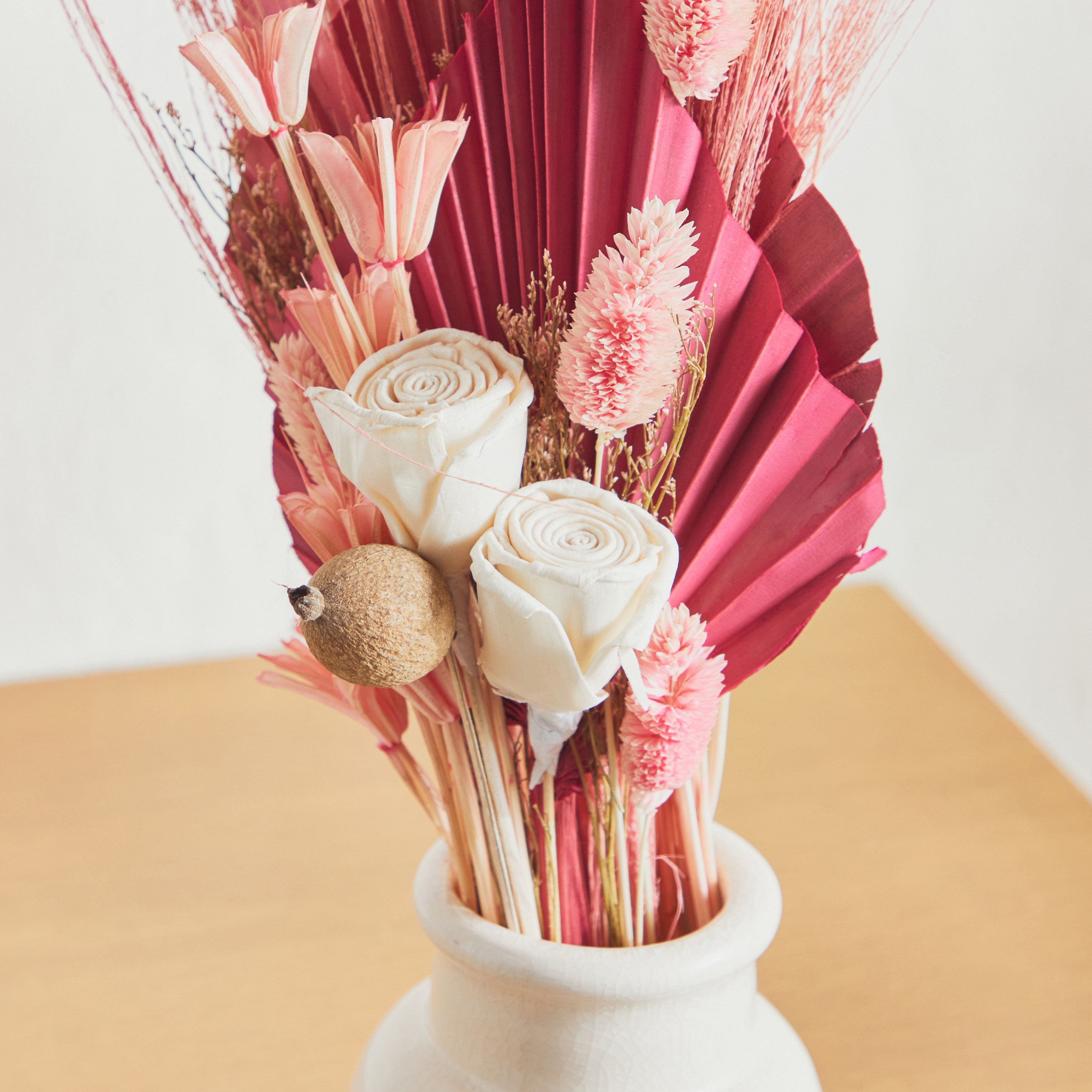 Decorative Palm Mixed Arrangement - 55 cm-household-gardenandoutdoor-artificialflowersandplants-flowers-image-2