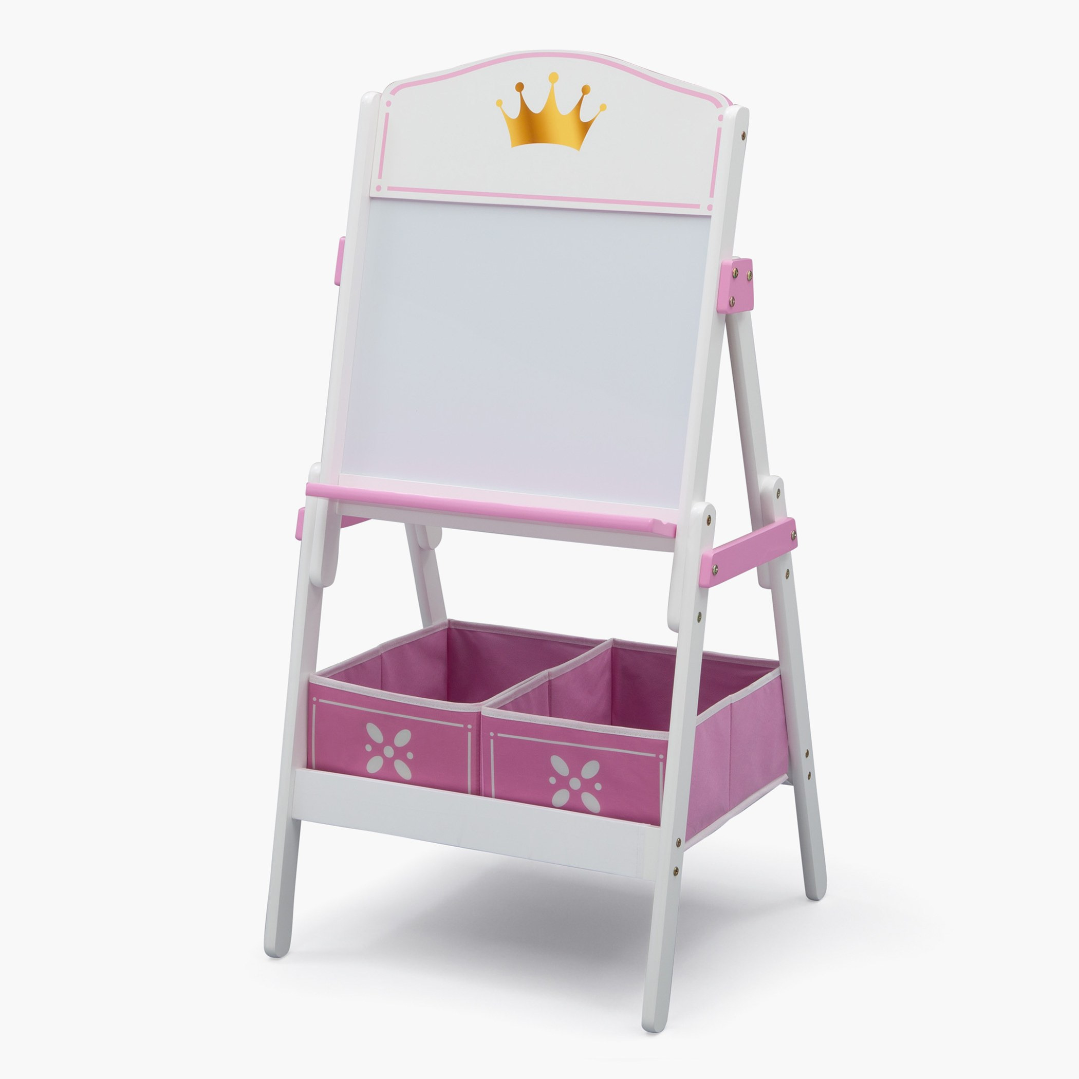 Princess Crown Wooden Activity Easel with Storage