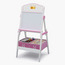 حامل لوحة أنشطة خشب بمساحة تخزين بتصميم تاج - برنسيس-babyandkids-toys-playtablesandchairs-image-4