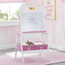 حامل لوحة أنشطة خشب بمساحة تخزين بتصميم تاج - برنسيس-babyandkids-toys-playtablesandchairs-image-1