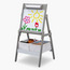 حامل سبورة بيضاء قابلة للمسح الجاف مع لفة ورق ومساحة تخزين - كلاسيك-babyandkids-toys-playtablesandchairs-image-7