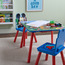 Disney Mickey Mouse 3-Piece Table and Chair Set with Storage-babyandkids-toys-playtablesandchairs-image-1