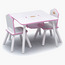 طقم طاولة وكرسي 3 قطع بتصميم تاج - برنسيس-babyandkids-roomfurniture-chairsandstools-image-2