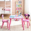 طقم طاولة وكرسي 3 قطع بمساحة تخزين - ميني ماوس-babyandkids-toys-playtablesandchairs-image-1