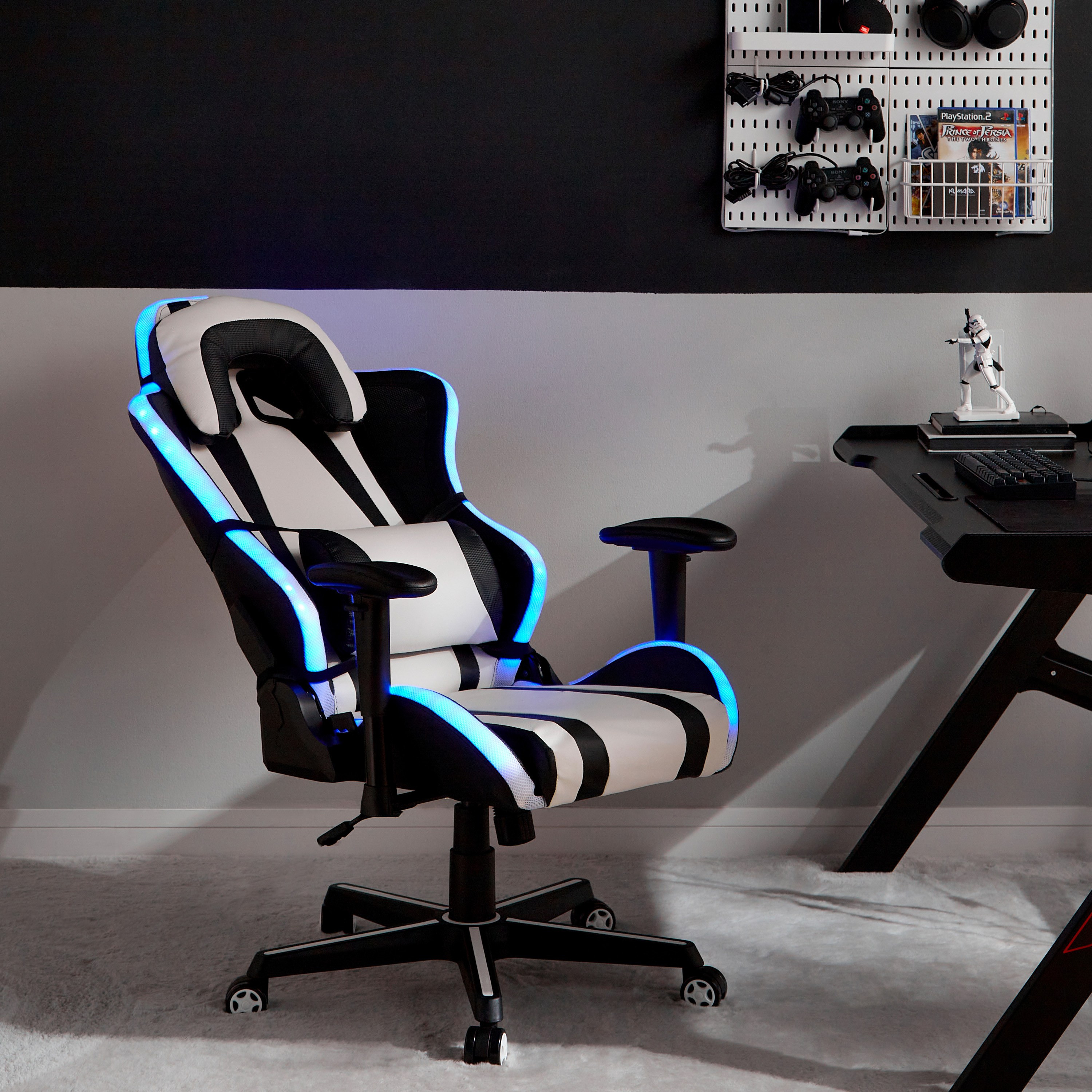 Marcus Gaming Chair with LED Lights