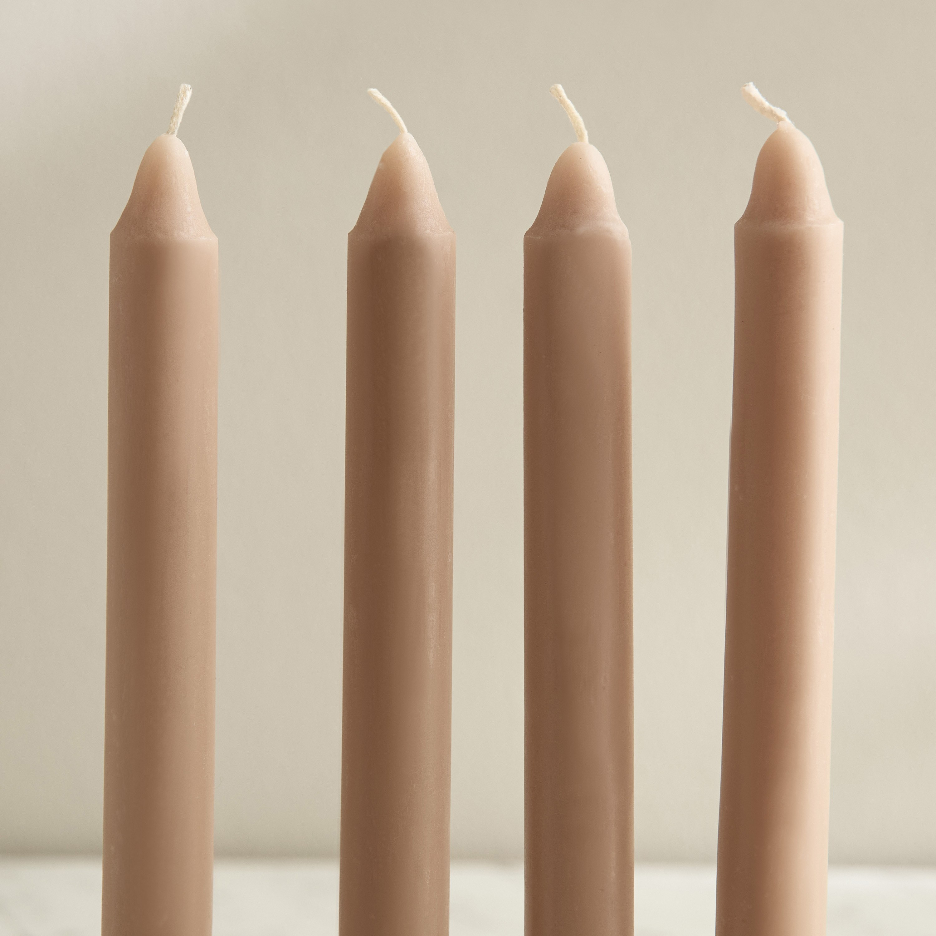 Essentials 4-Piece Vanilla Toffee Scented Dinner Candle Set-household-homefragrance-candles-image-2