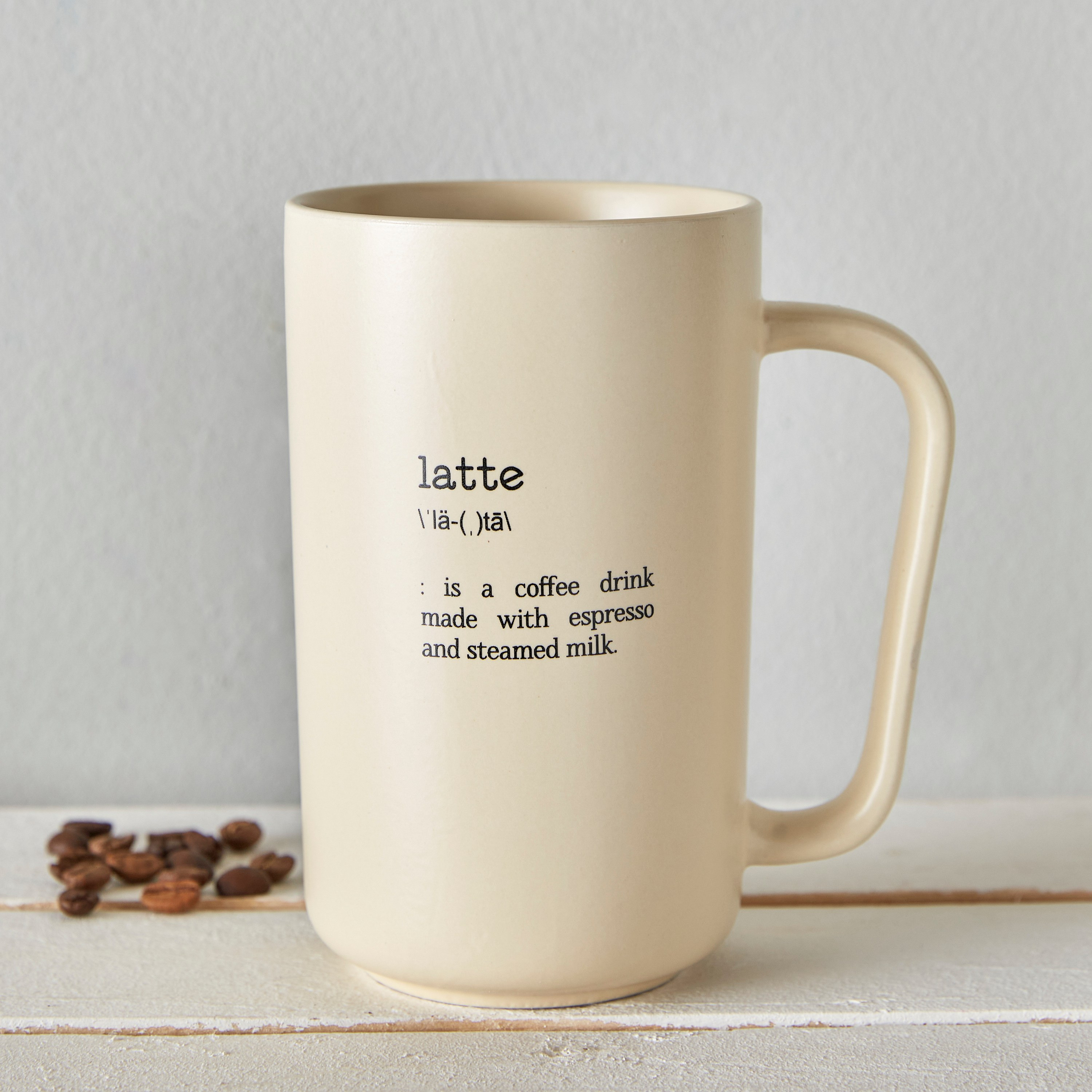 Dishology Latte Ceramic Mug - 420 ml-household-dining-dinnerware-dinnerwarecollections-image-1