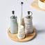 طقم قوارير زيت وخل مع رشاشات ملح وفلفل - ديسولوجي-household-kitchen-foodstorage-saltandpeppershakers-image-4