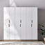 Jamie 6-Door Wardrobe with Drawers-furniture-bedroom-wardrobes-image-2