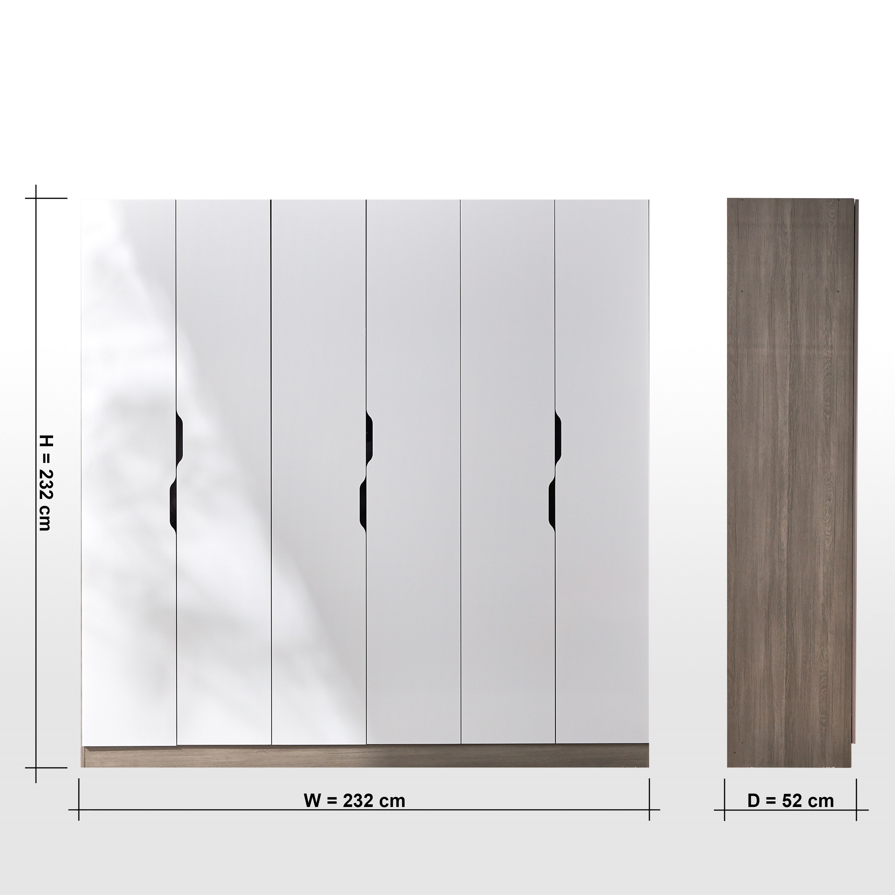 Jamie 6-Door Wardrobe with Drawers-furniture-bedroom-wardrobes-image-9