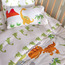 طقم لحاف وشرشف قطن للأطفال من 4 قطع بطبعات ديناصور - كارا - 100x140 سم-baby-nursery-babybedding-image-5