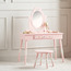 Princess Dressing Table and Stool Set-kids-decorandlighting-decor-mirrors-image-1
