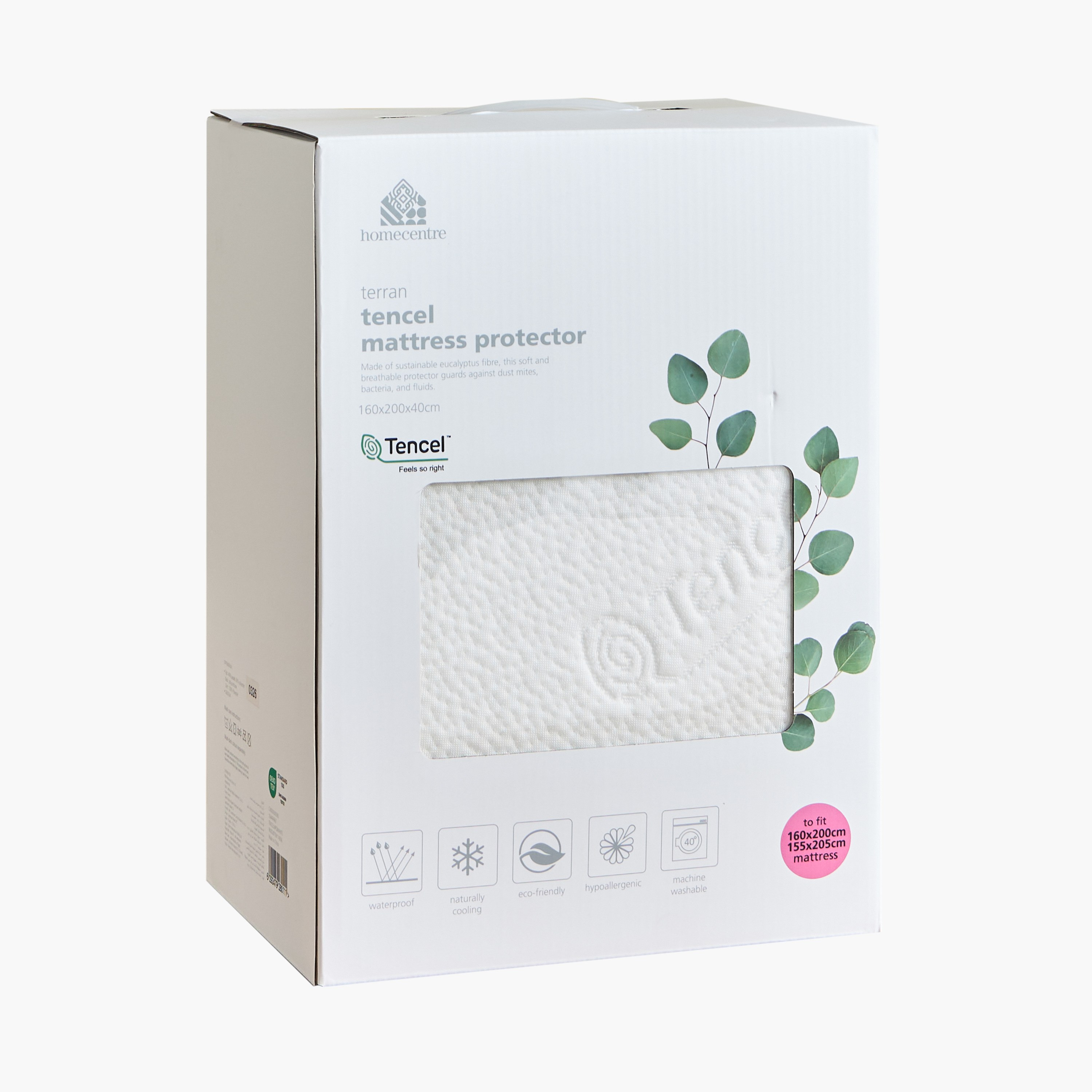 Tencel Queen Mattress Protector - 160x200 cm-household-bedding-mattresstoppersandprotectors-mattressprotectors-image-4