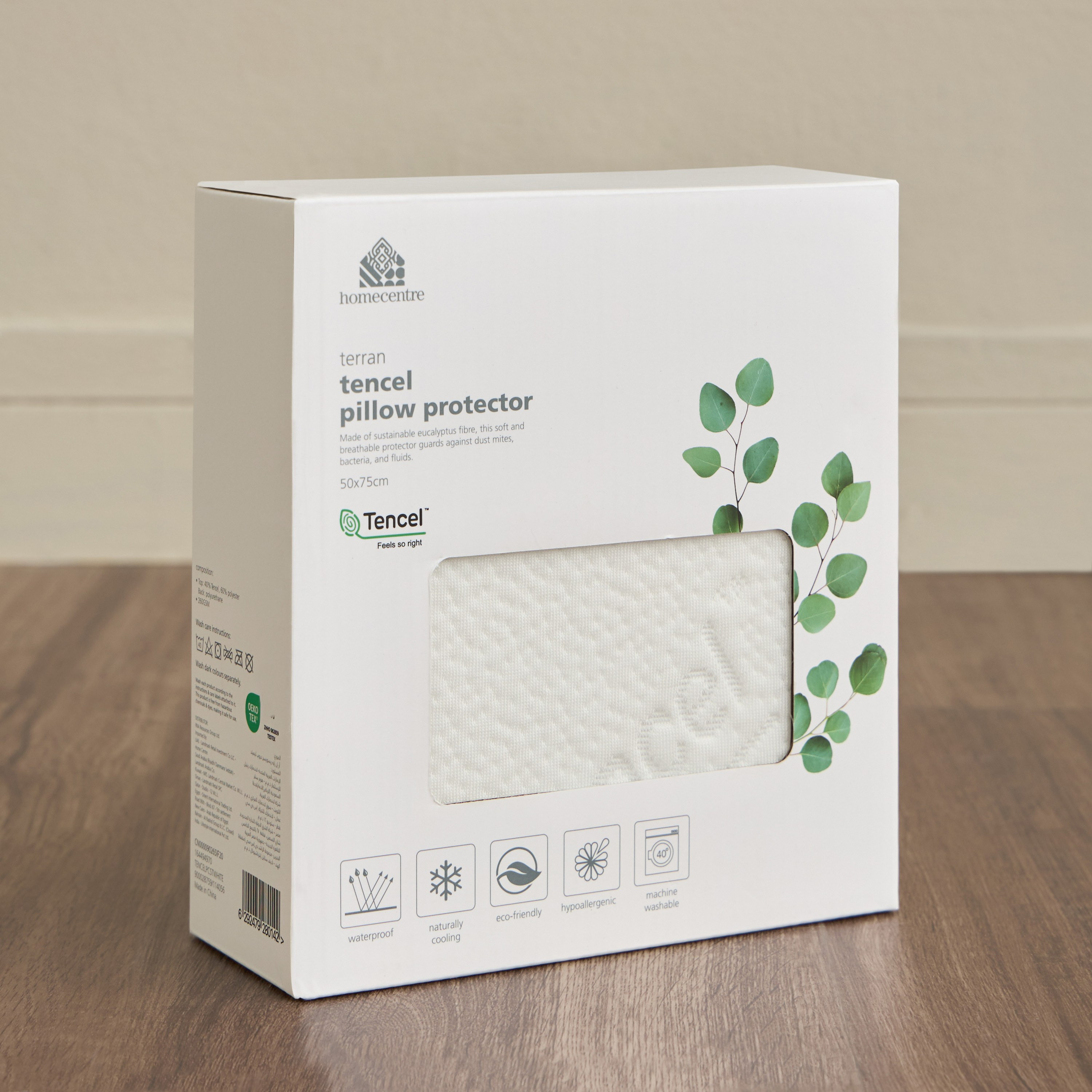 Tencel Pillow Protector - 50x75 cm-household-bedding-mattresstoppersandprotectors-pillowprotectors-image-5