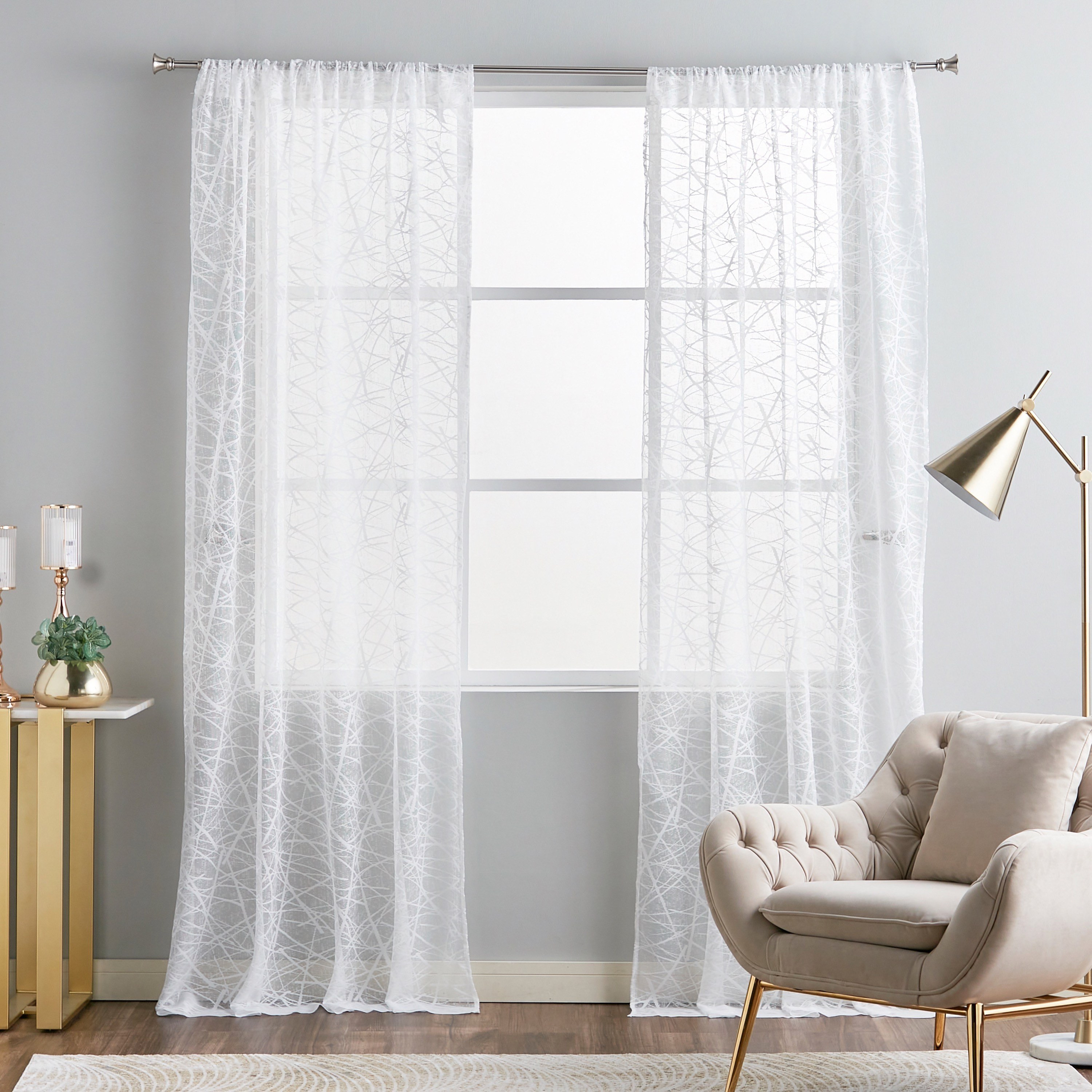 Drift 2-Piece Curtain Set - 135x240 cm-household-windows-curtains-image-1