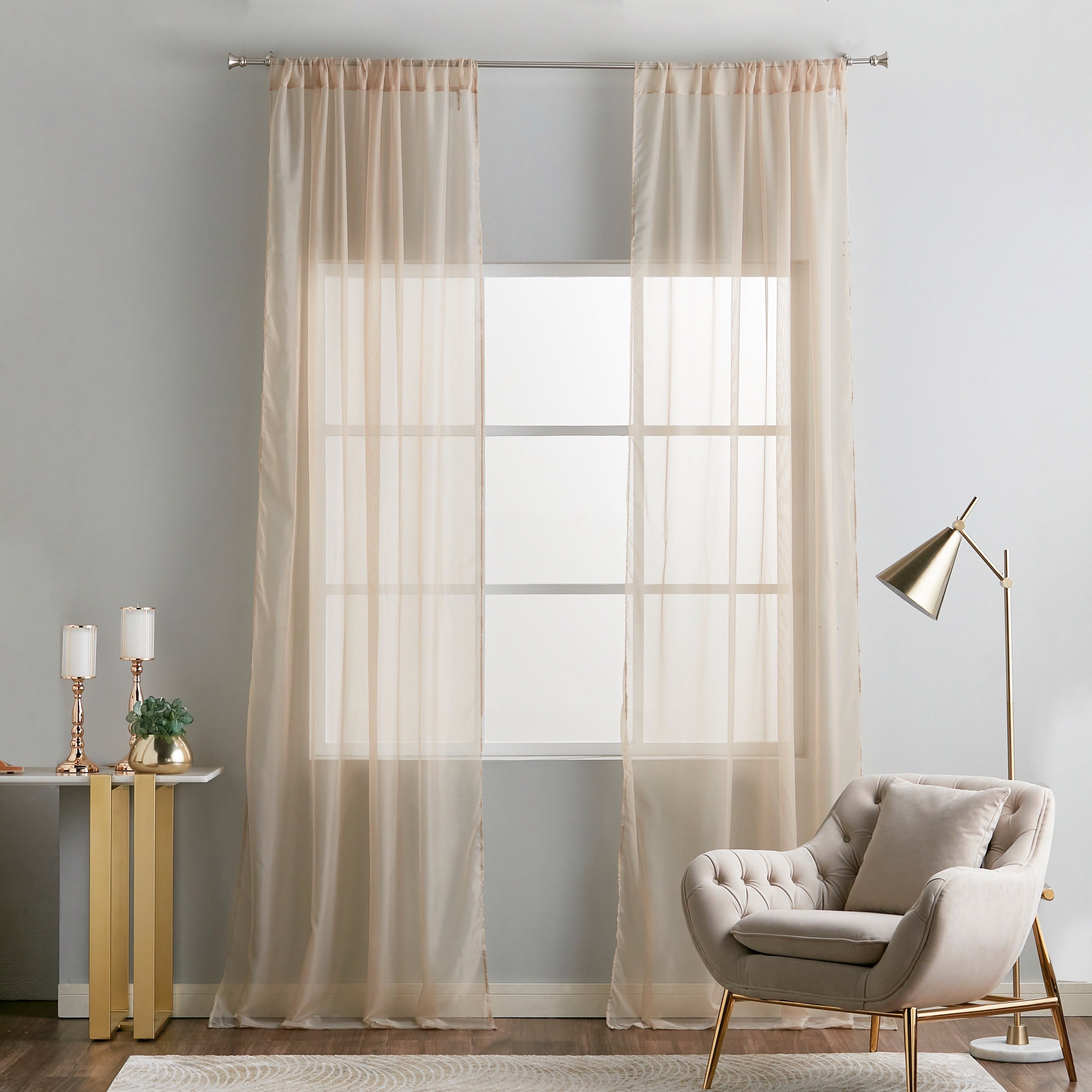 Mia 2-Piece Curtain Set - 135x300 cm