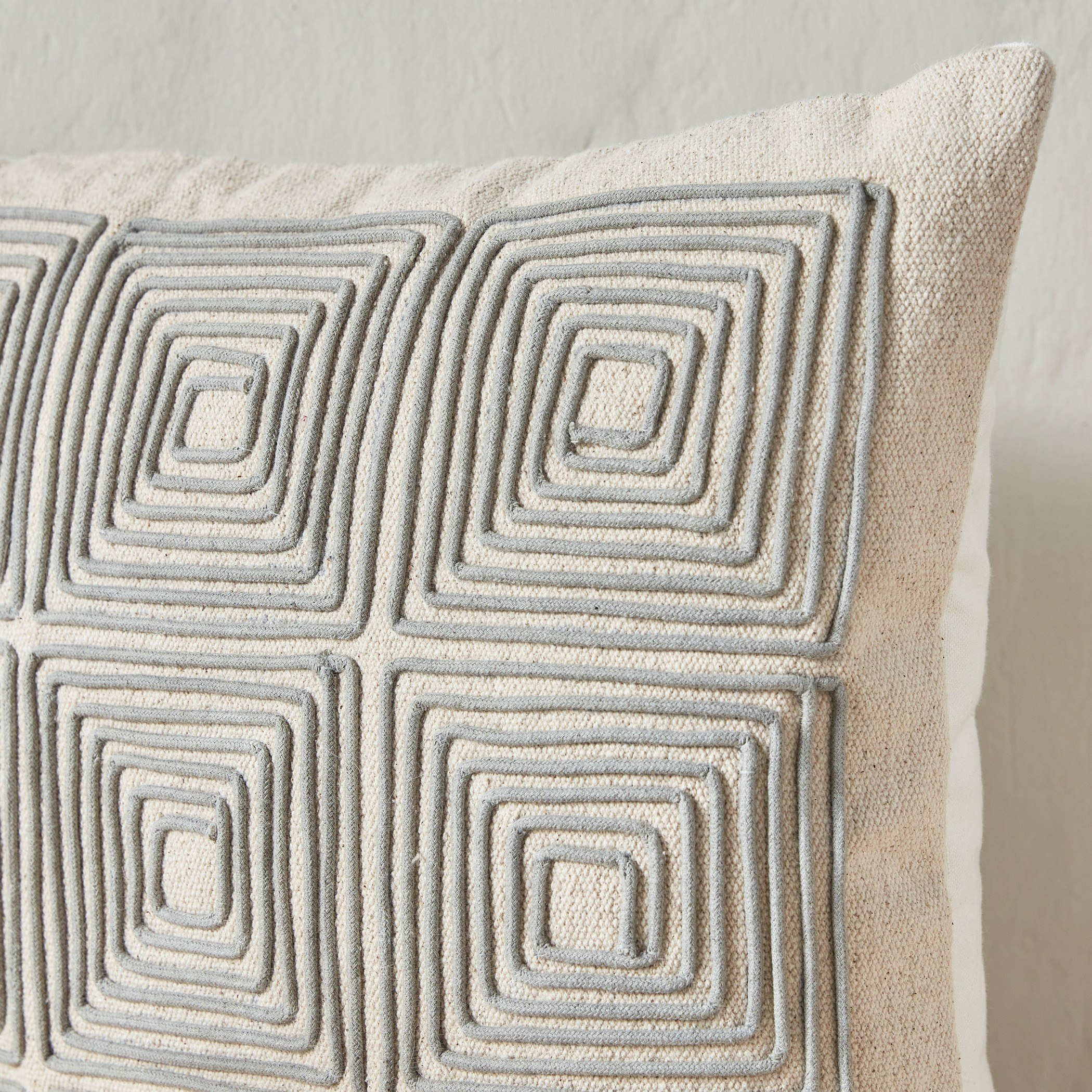 Block Swirl Filled Cushion - 45x45 cm-household-cushionsandthrows-filledcushions-decorativecushions-image-2