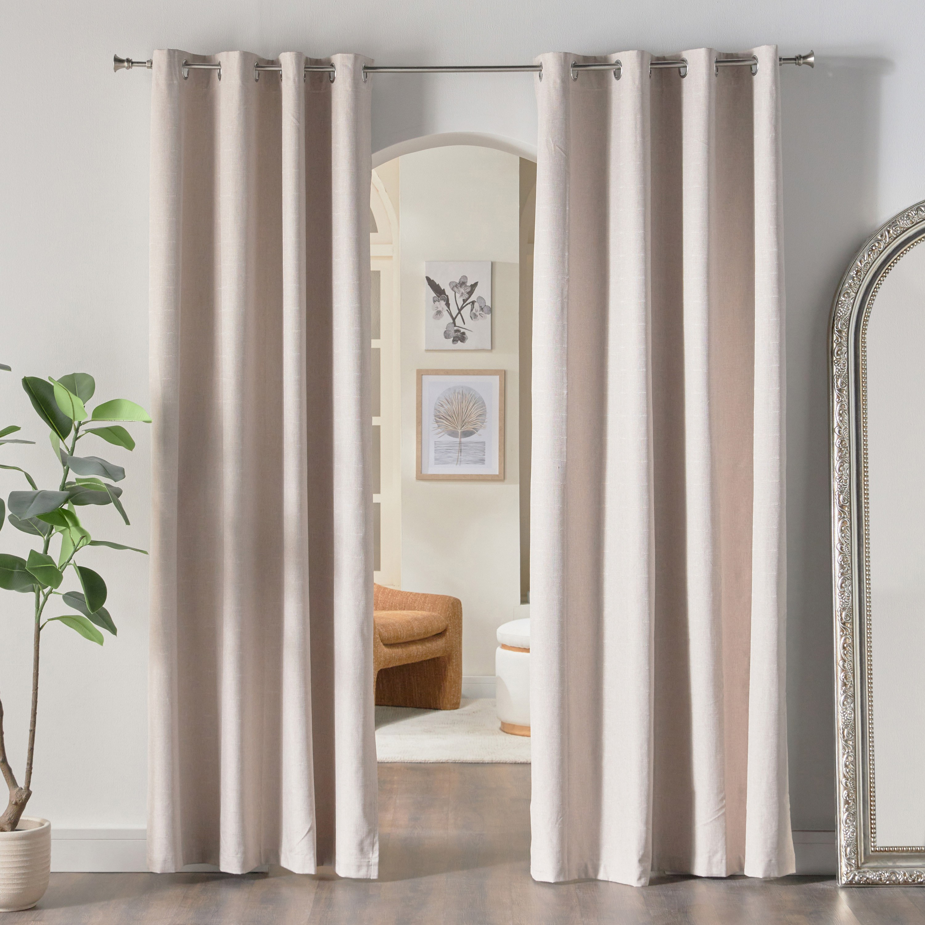 Orren Ellis 2-Piece Curtain Set - 135x240 cm-household-windows-curtains-image-1