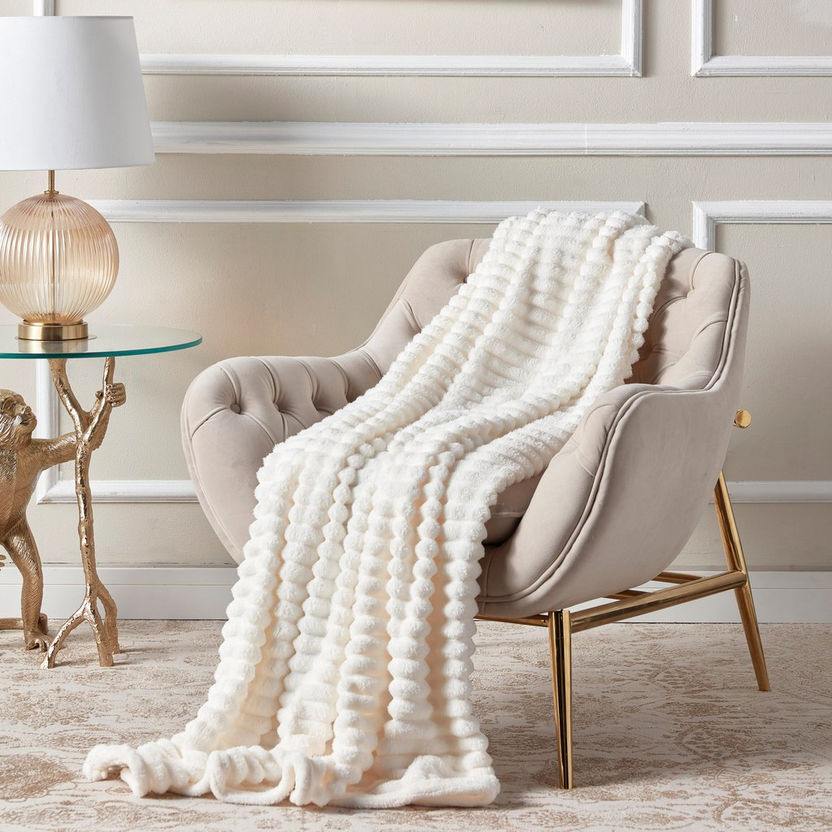 Modenna Jacquard Flannel Blanket - 150x200 cm-Blankets-image-0