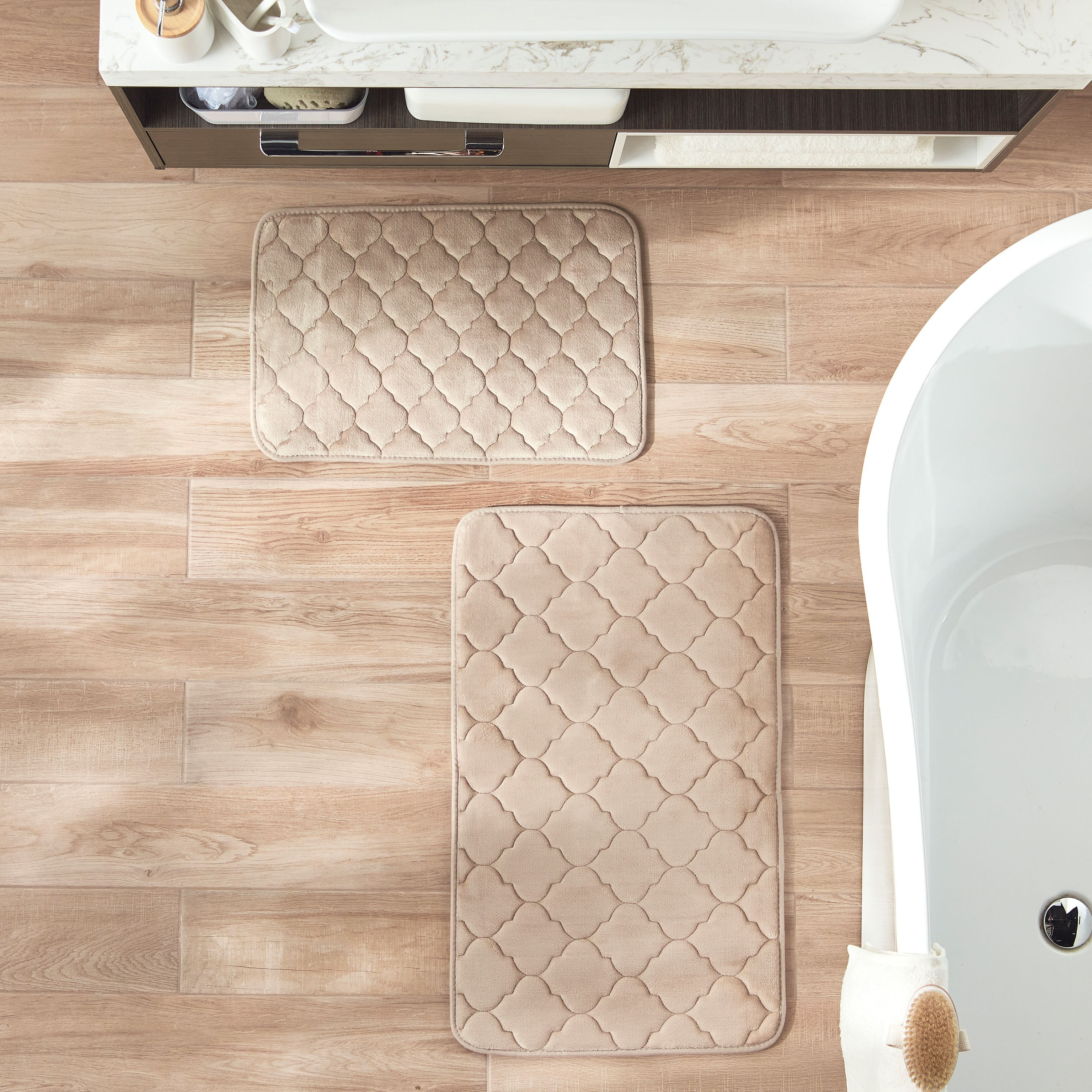 Baroque 2-Piece Bathmat Set-household-bathandlaundry-bathlinen-bathmatsandtubmats-image-1