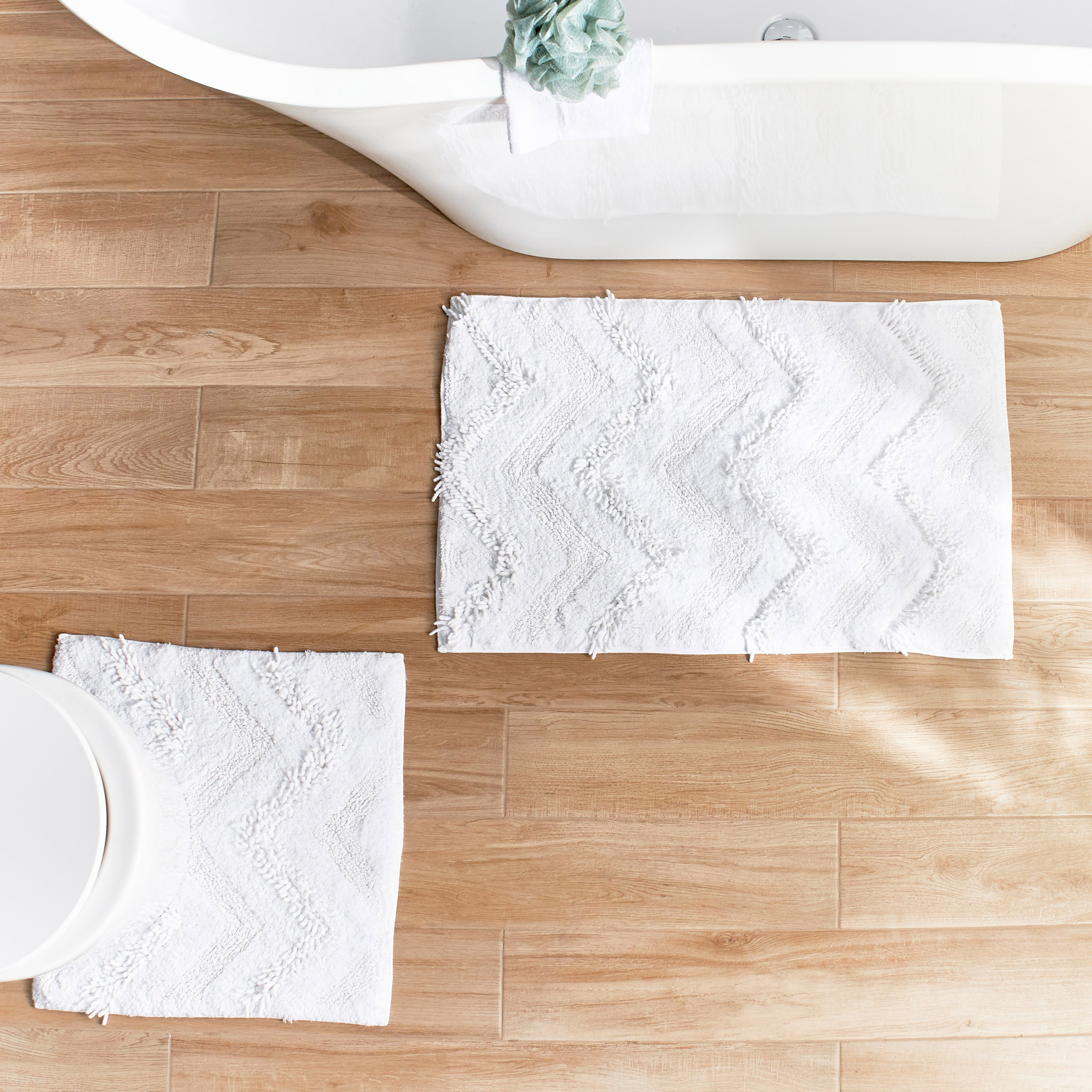 Delaware 2-Piece Bath Mat Set - 50x80 cm