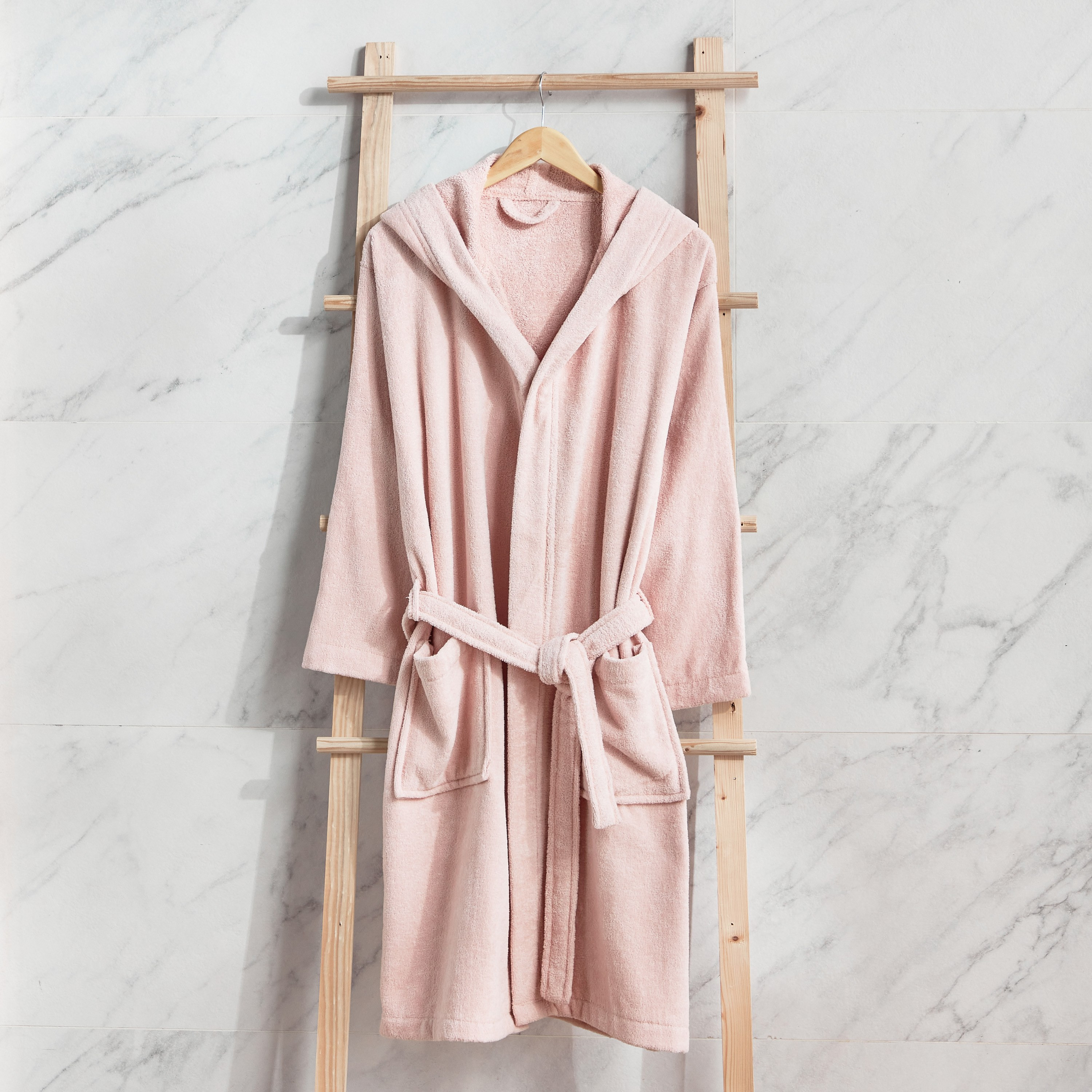 Velour Bathrobe - Large-household-bathandlaundry-bathlinen-bathrobesandslippers-bathrobes-image-1