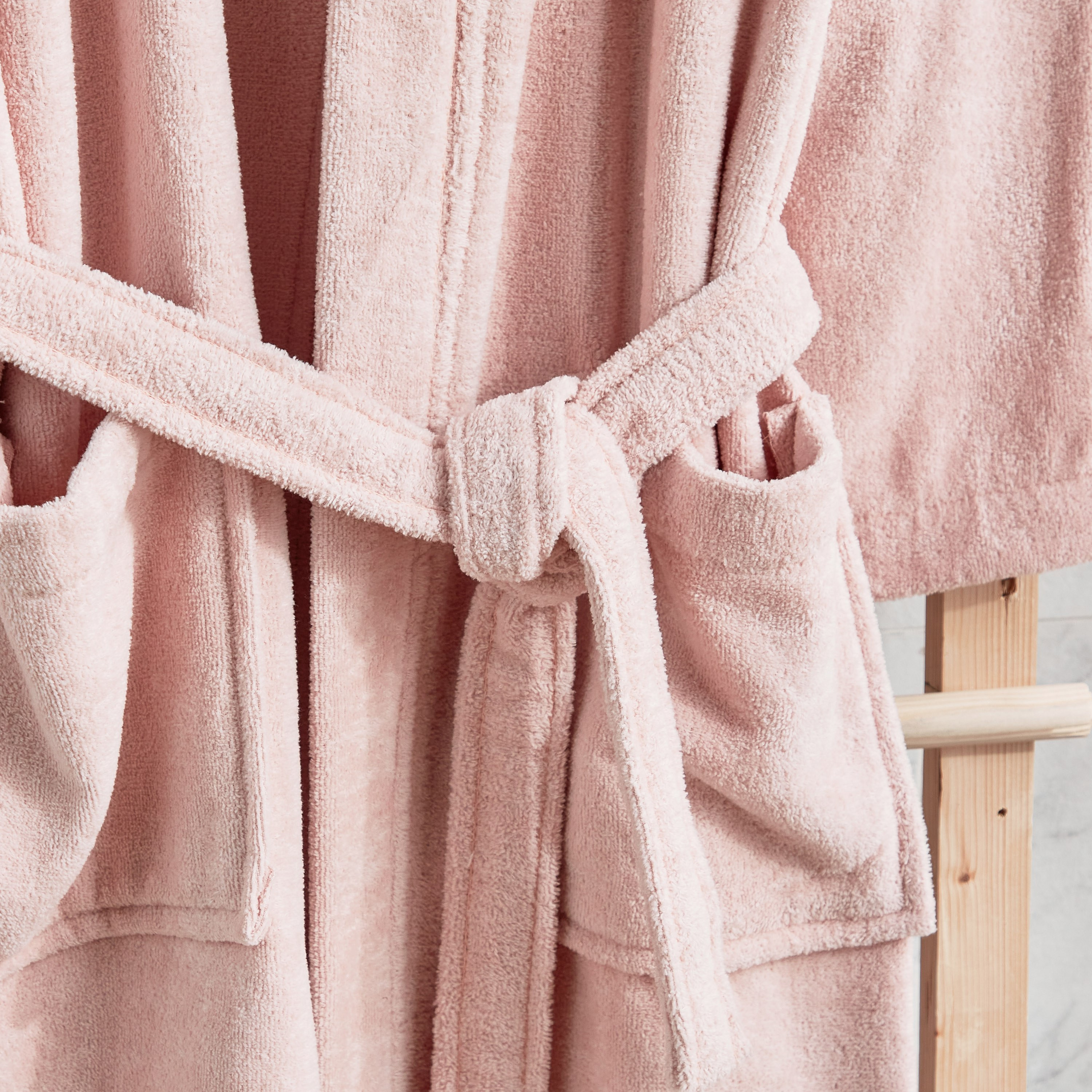 Velour Bathrobe - Medium-household-bathandlaundry-bathlinen-bathrobesandslippers-bathrobes-image-3