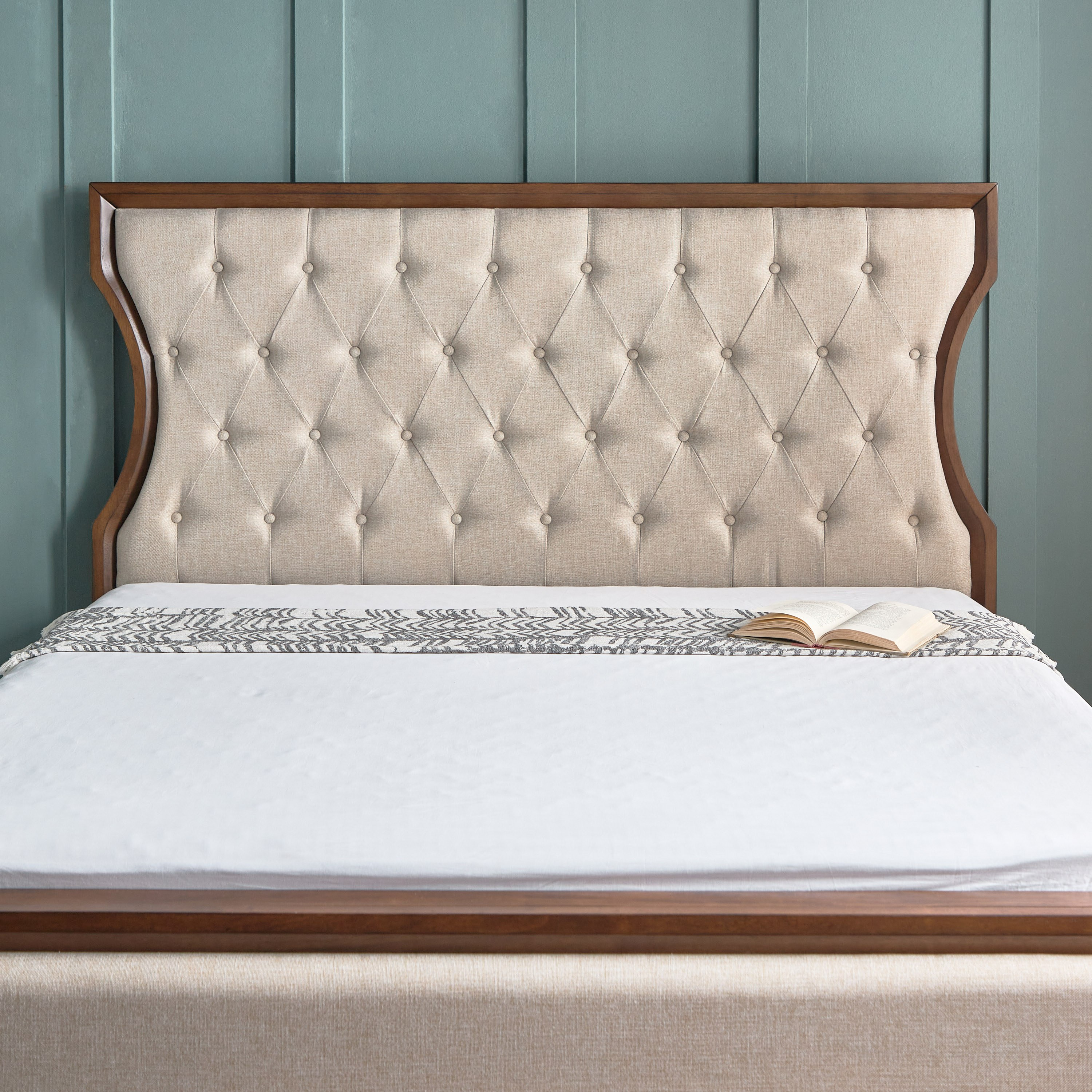 Shop Lyra Curve King Modular Headboard - 180 cm Online | Home 