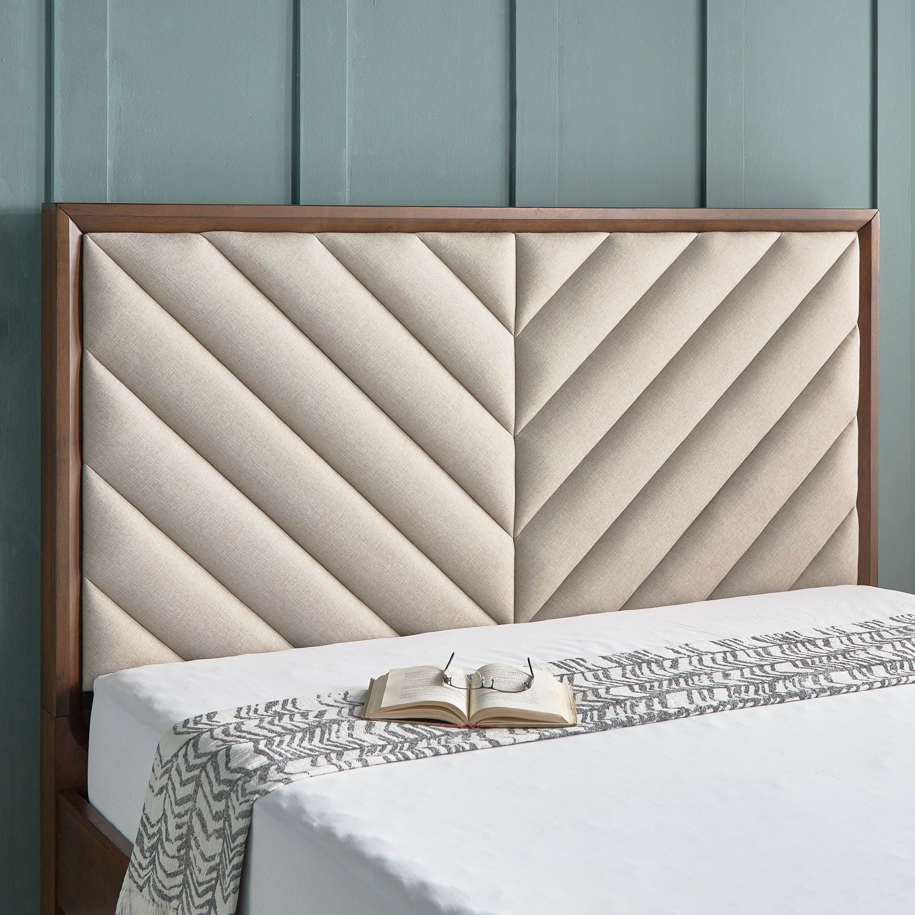 Lyra Herringbone King Modular Headboard - 180 cm