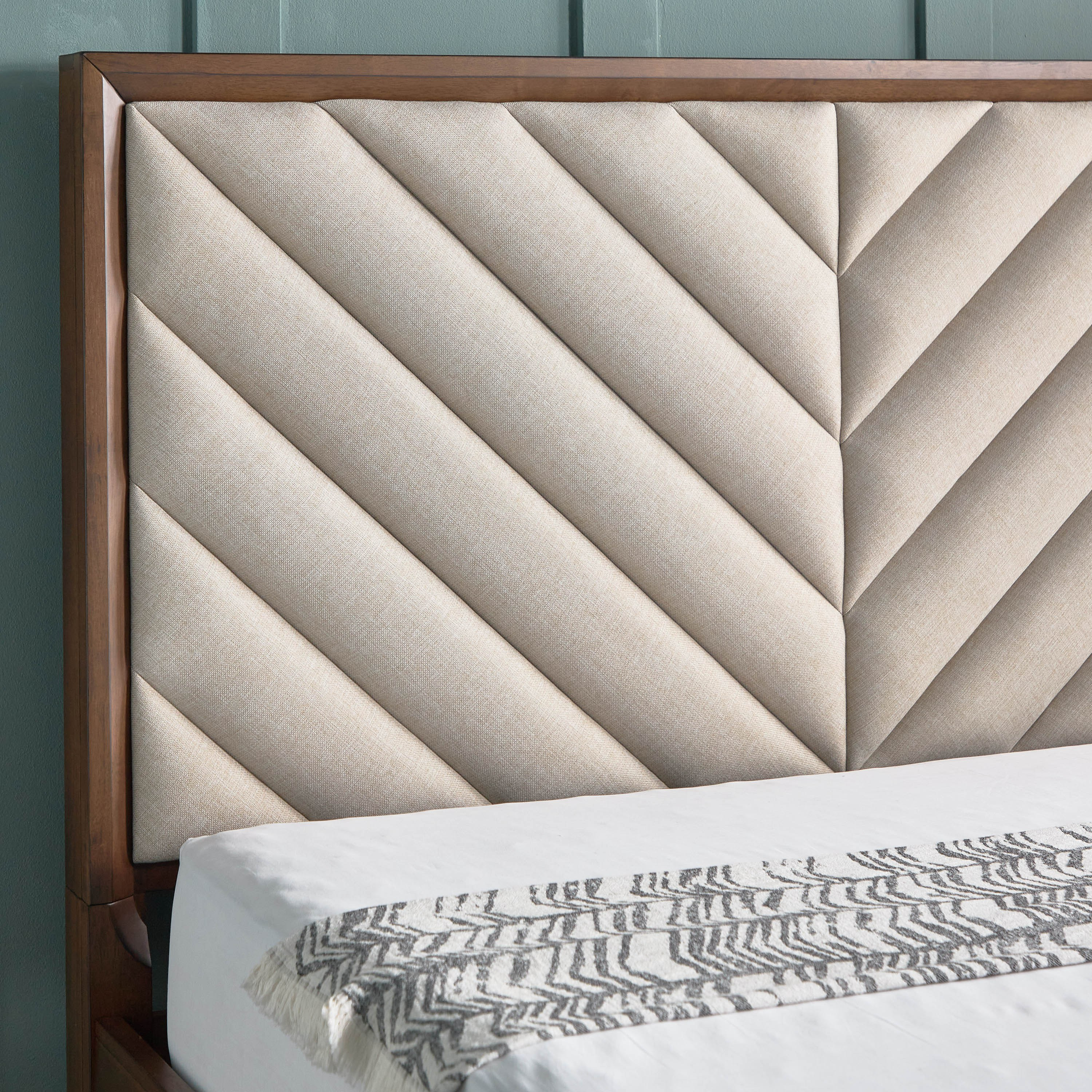 Shop Lyra Herringbone King Modular Headboard - 180 cm