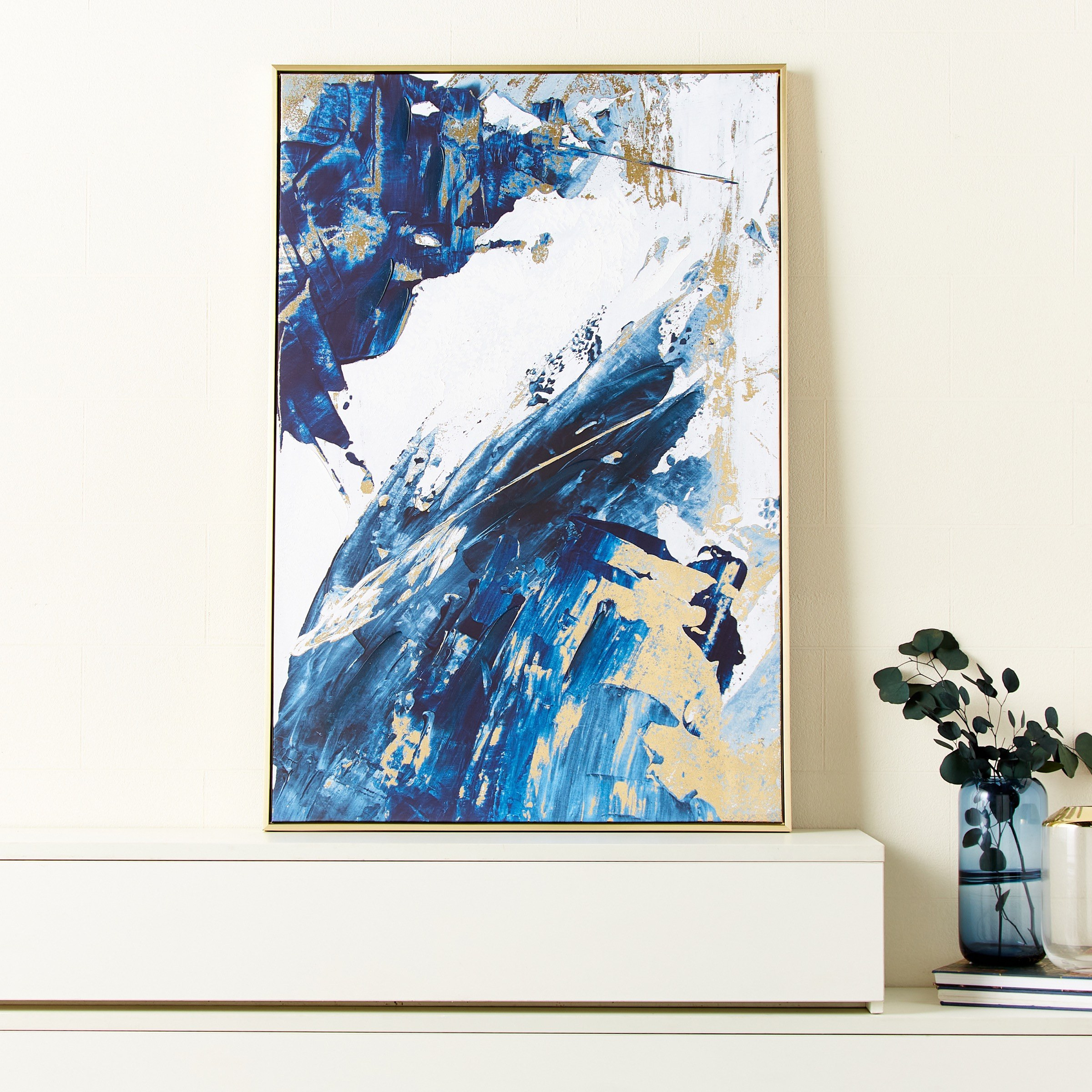 Mares Framed Canvas Wall Art - 83x123 cm-household-walldecorandmirrors-wallart-image-1