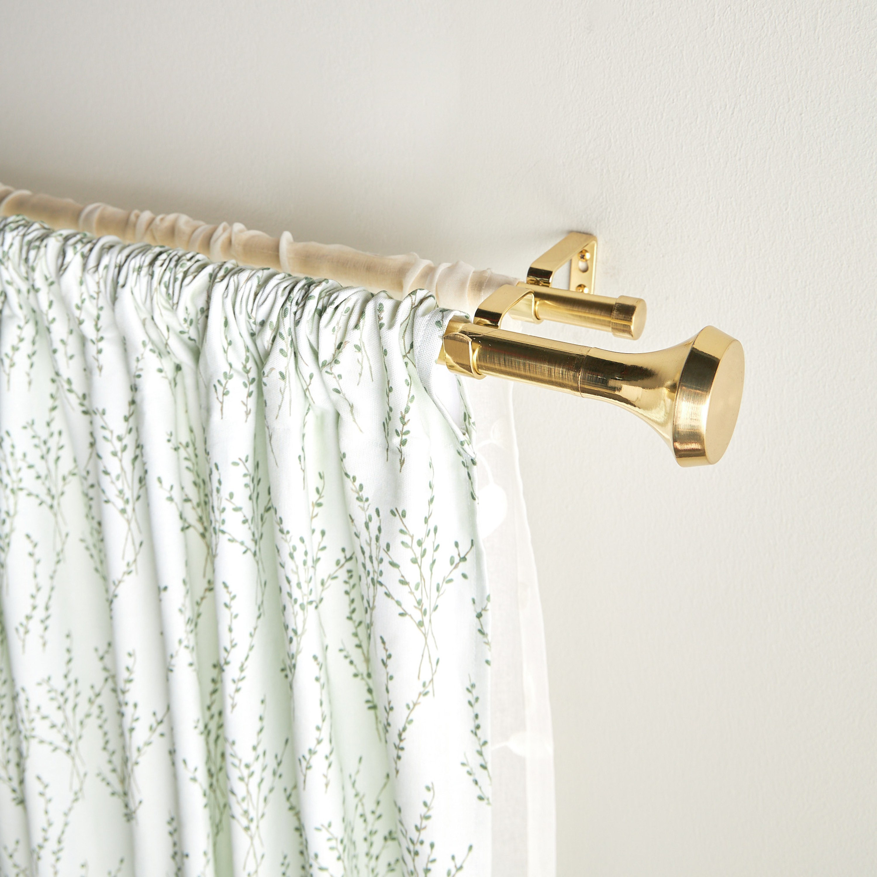 Extendable Double Extendable Curtain Rod - 122-210 cm-household-windows-curtainrodsandaccessories-curtainrods-image-2