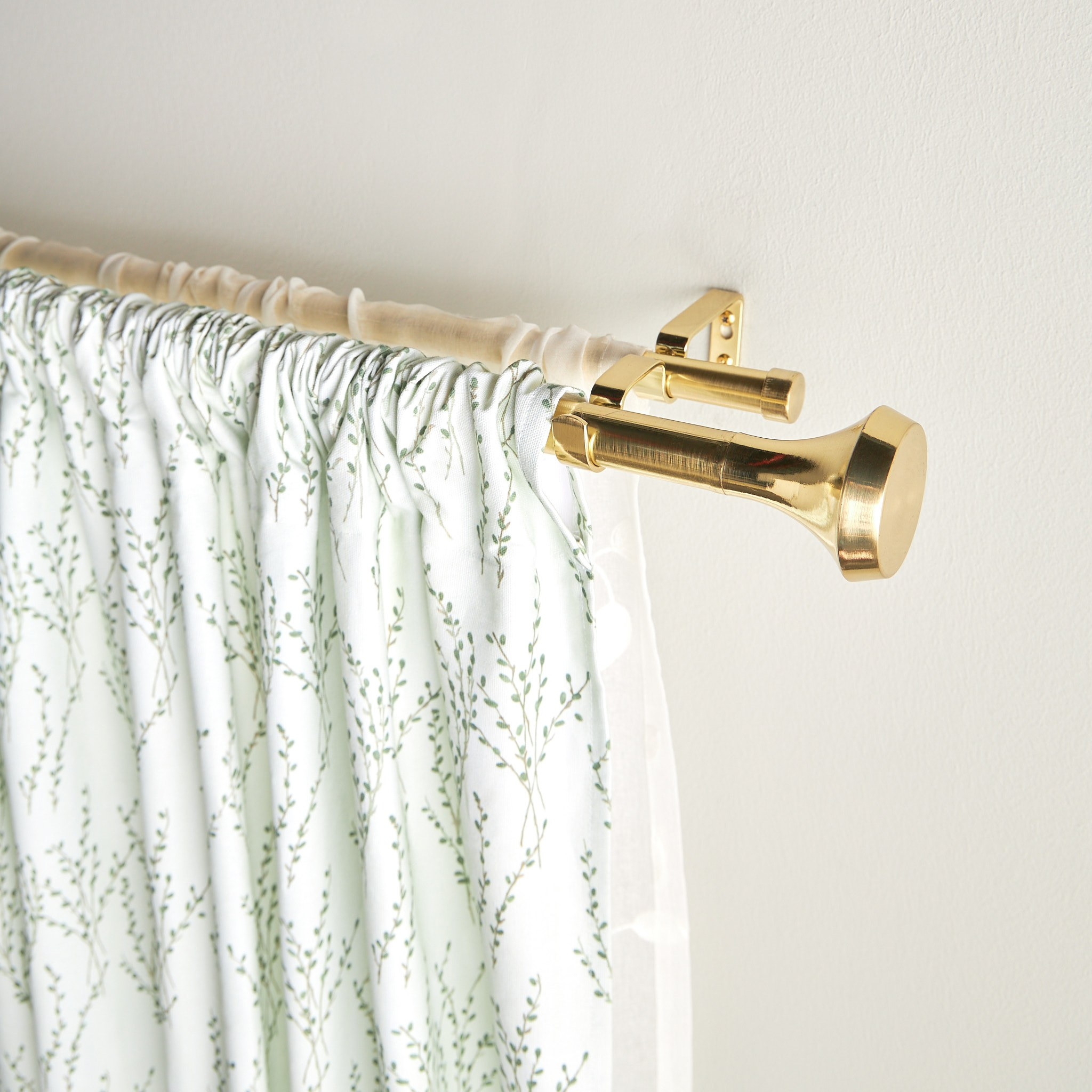 Extendable Double Curtain Rod - 160-300 cm-household-windows-curtainrodsandaccessories-curtainrods-image-2