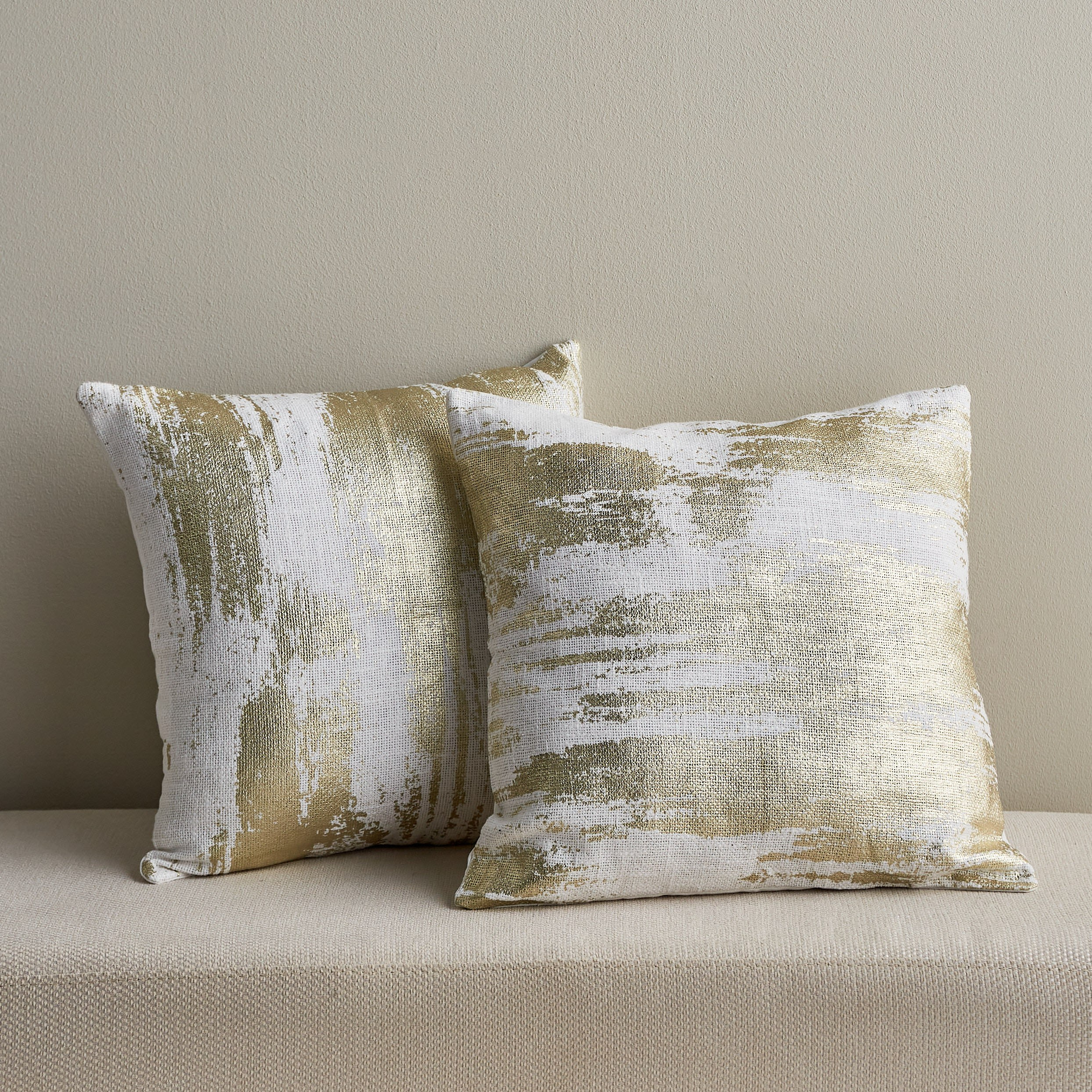 Bronzing 2-Piece Cushion Cover Set - 45x45 cm-household-cushionsandthrows-cushioncovers-image-1