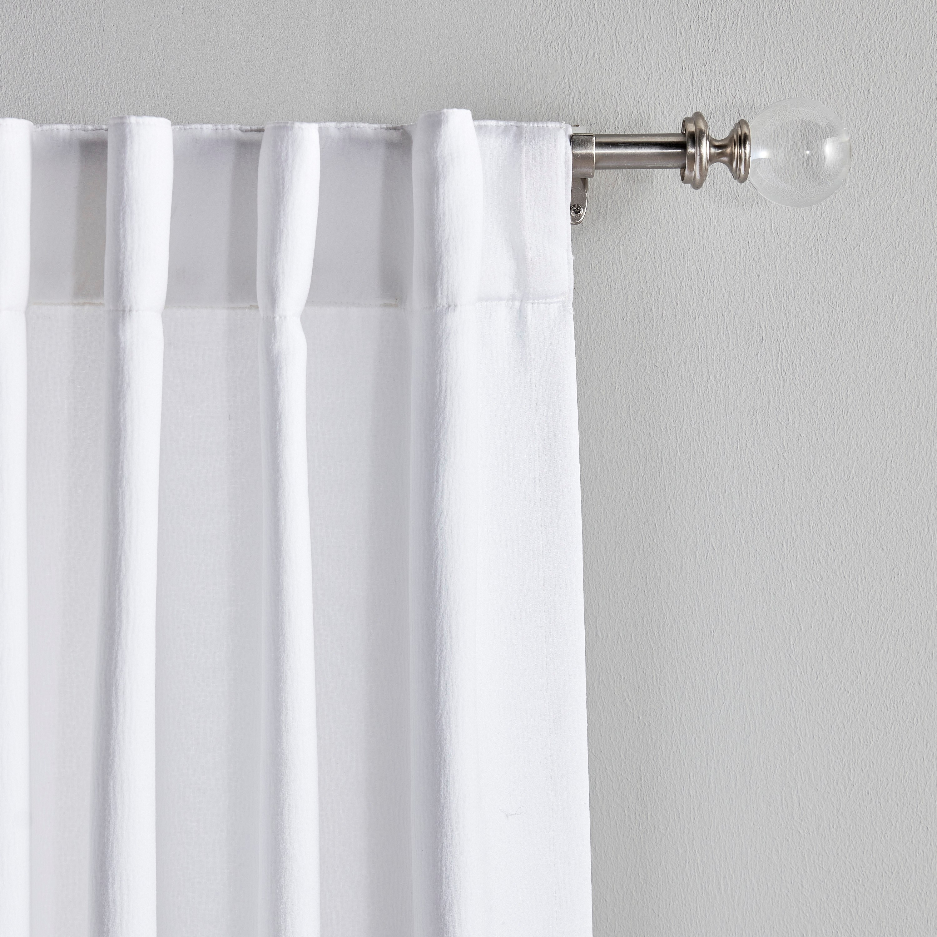 Clear Ball Finial - Set of 2-household-windows-curtainrodsandaccessories-windowaccessories-image-1