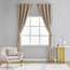 طقم ستائر قطعتين - سمارة- 135x300 سم-household-windows-curtains-image-1