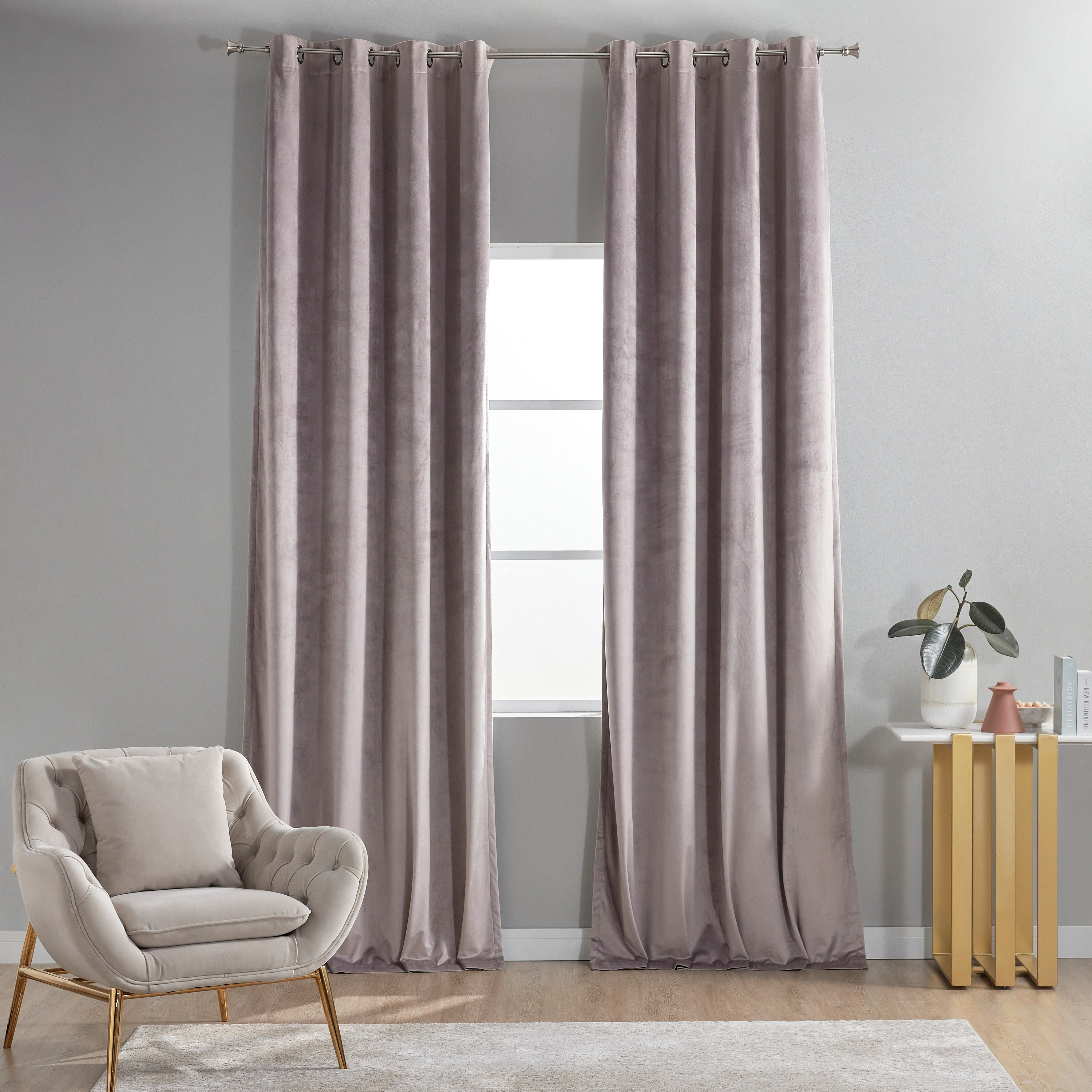 طقم ستائر قطعتين - سمارة- 135x300 سم-household-windows-curtains-image-11