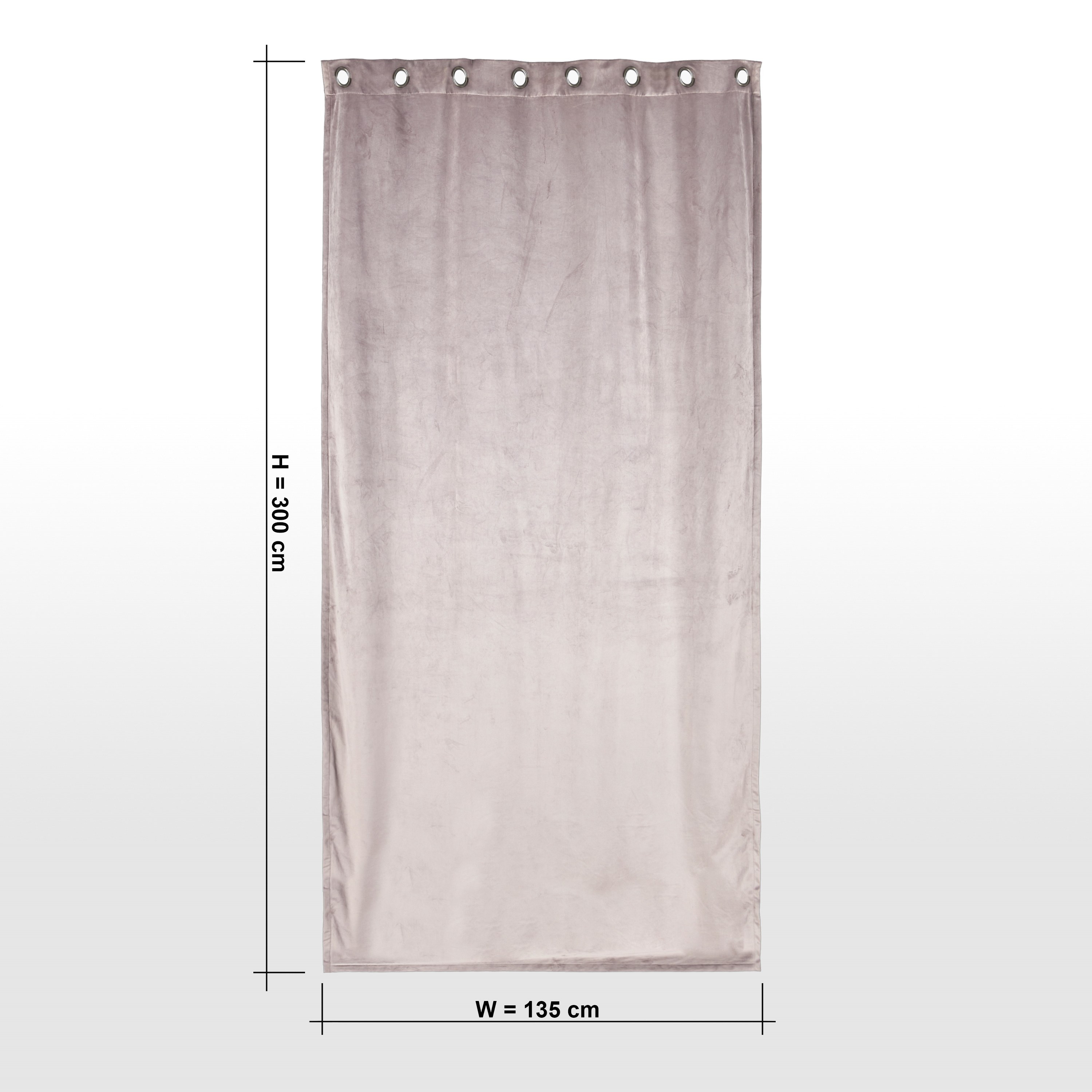 طقم ستائر قطعتين - سمارة- 135x300 سم-household-windows-curtains-image-16