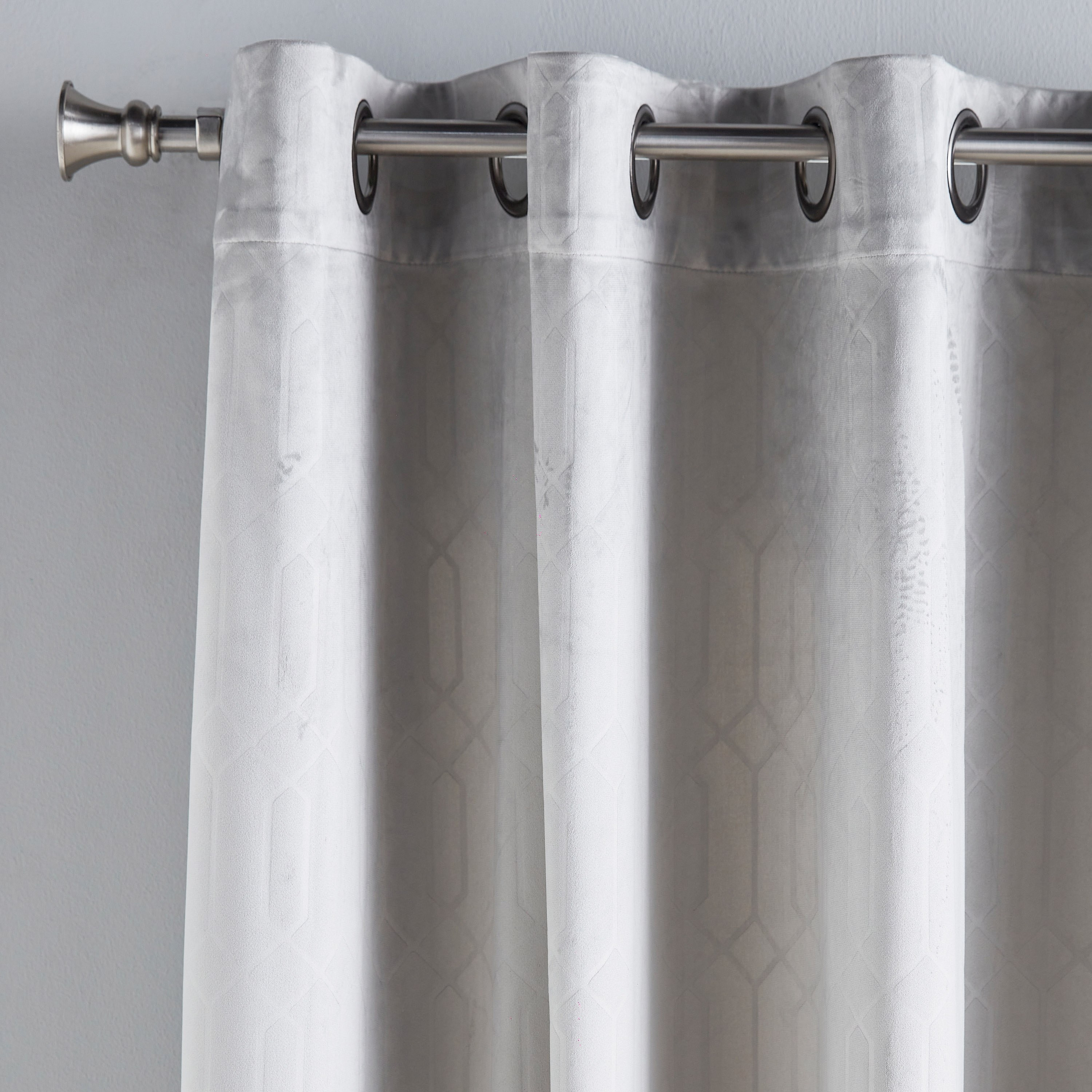Ash 2-Piece Embossed Blackout Curtain Set - 135x240 cm-household-windows-curtains-image-3