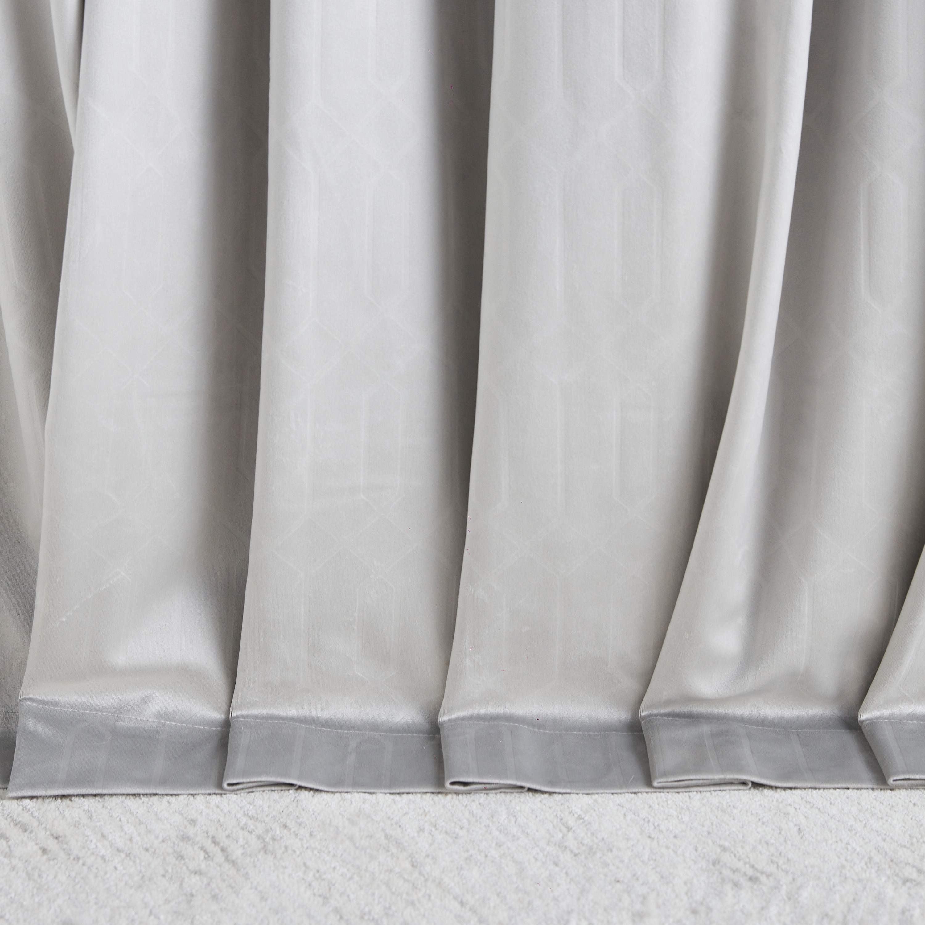 Ash 2-Piece Embossed Blackout Curtain Set - 135x240 cm-household-windows-curtains-image-4