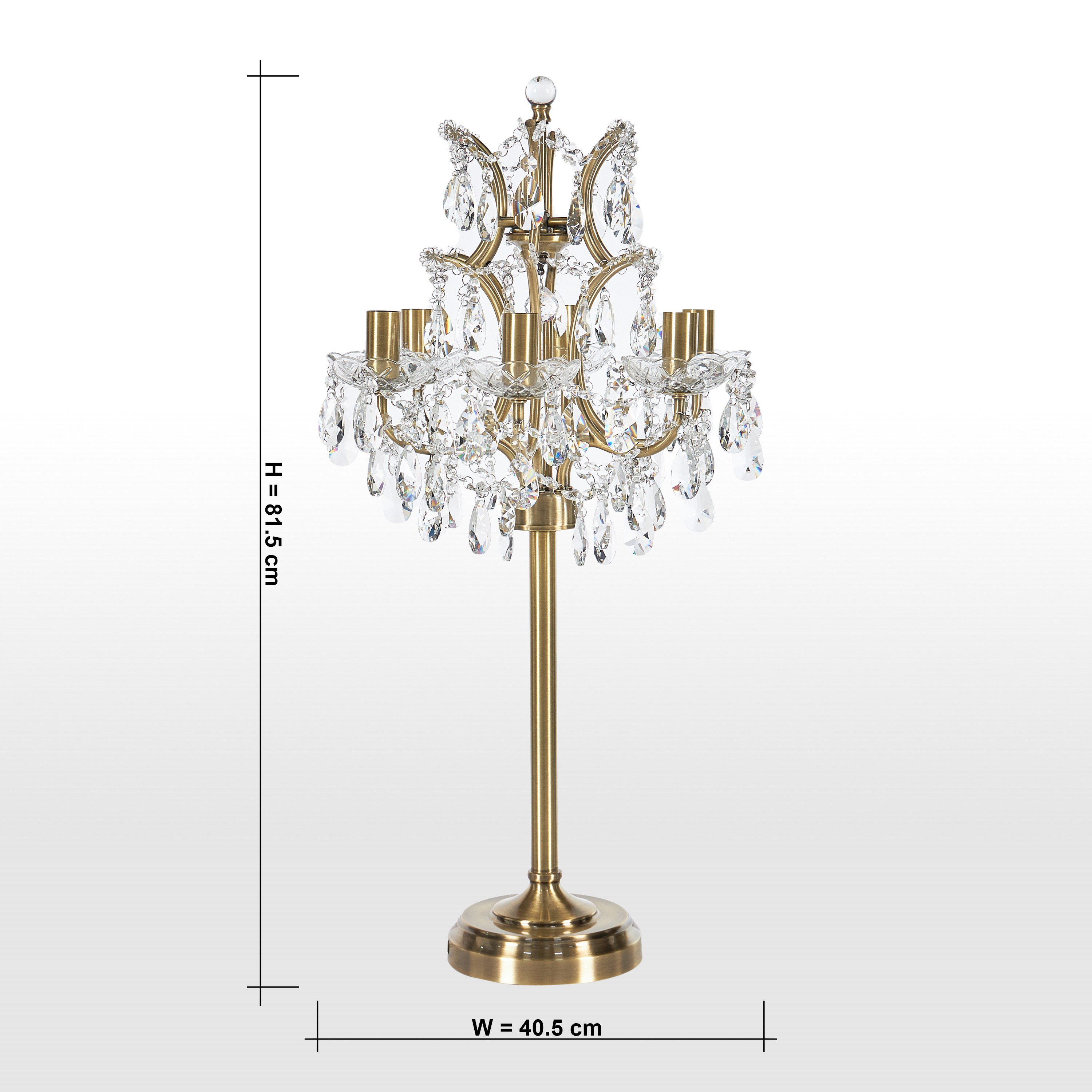 مصباح طاولة كريستال - أليس - 81 سم-household-lighting-tableanddesklamps-image-5