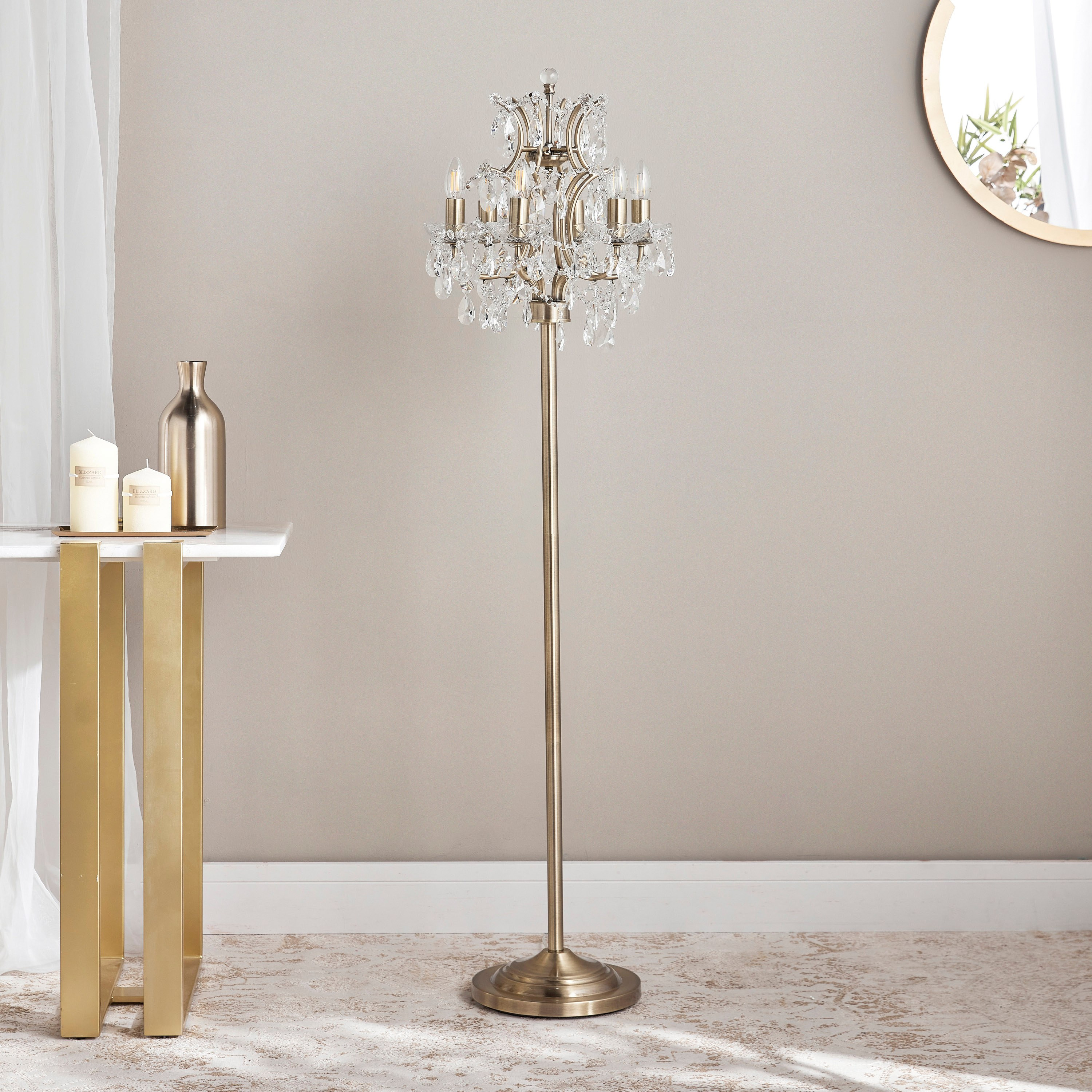 Alice Crystal Floor Lamp - 150 cm-household-lighting-floorlamps-image-1