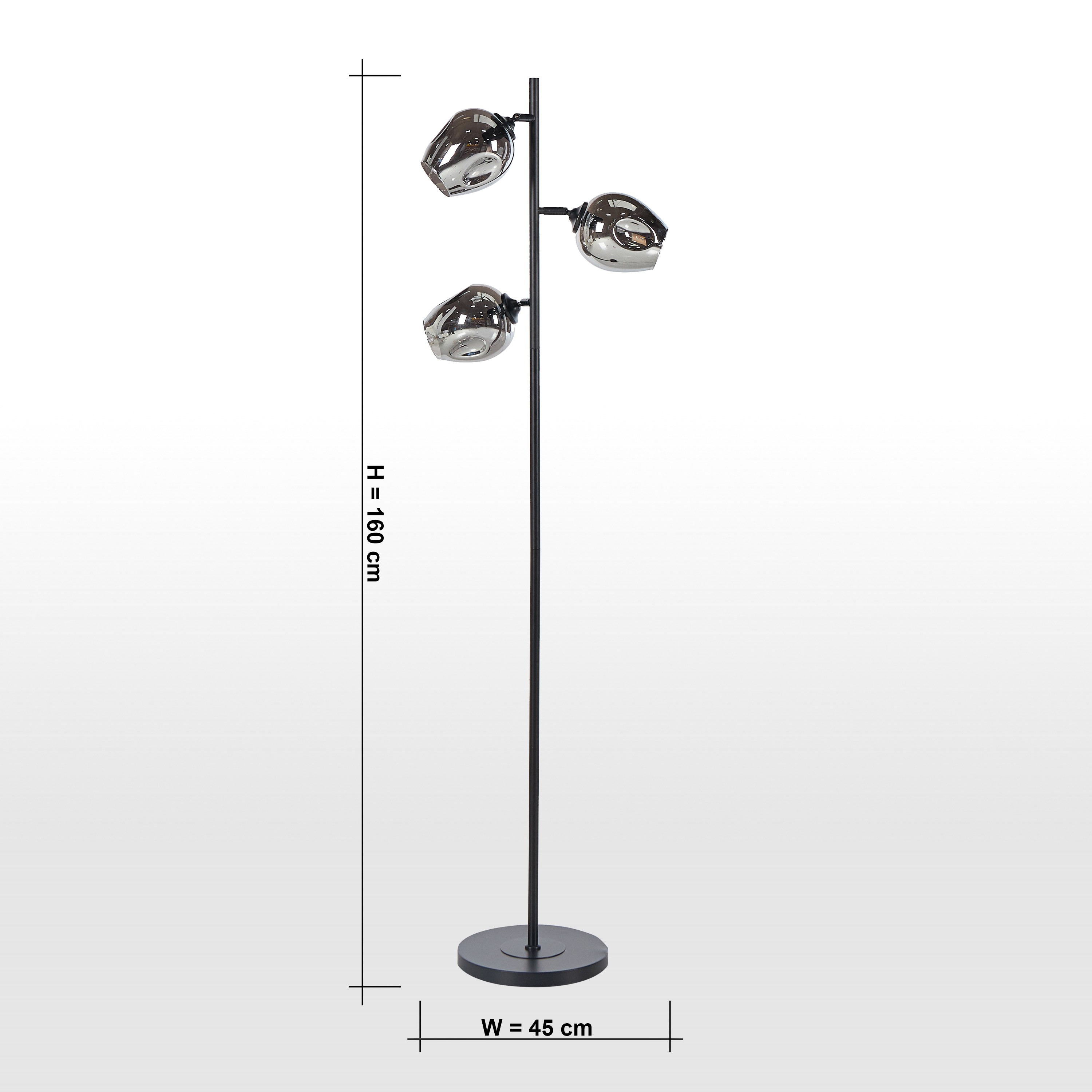 Iris Glass Floor Lamp - 160 cm-household-lighting-floorlamps-image-5