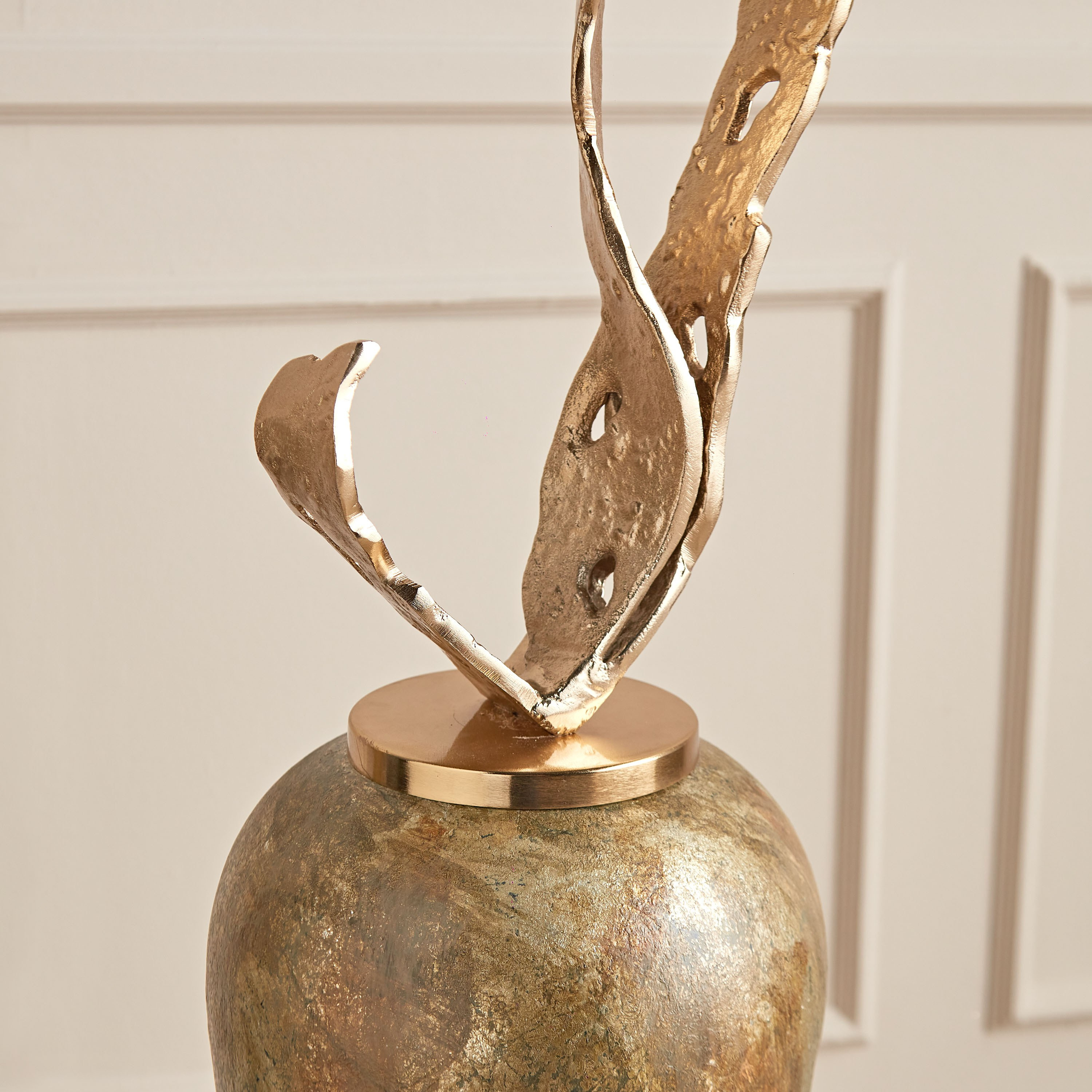 Vintage Metal Vase - 152 cm-household-decor-vasesandbowls-image-2