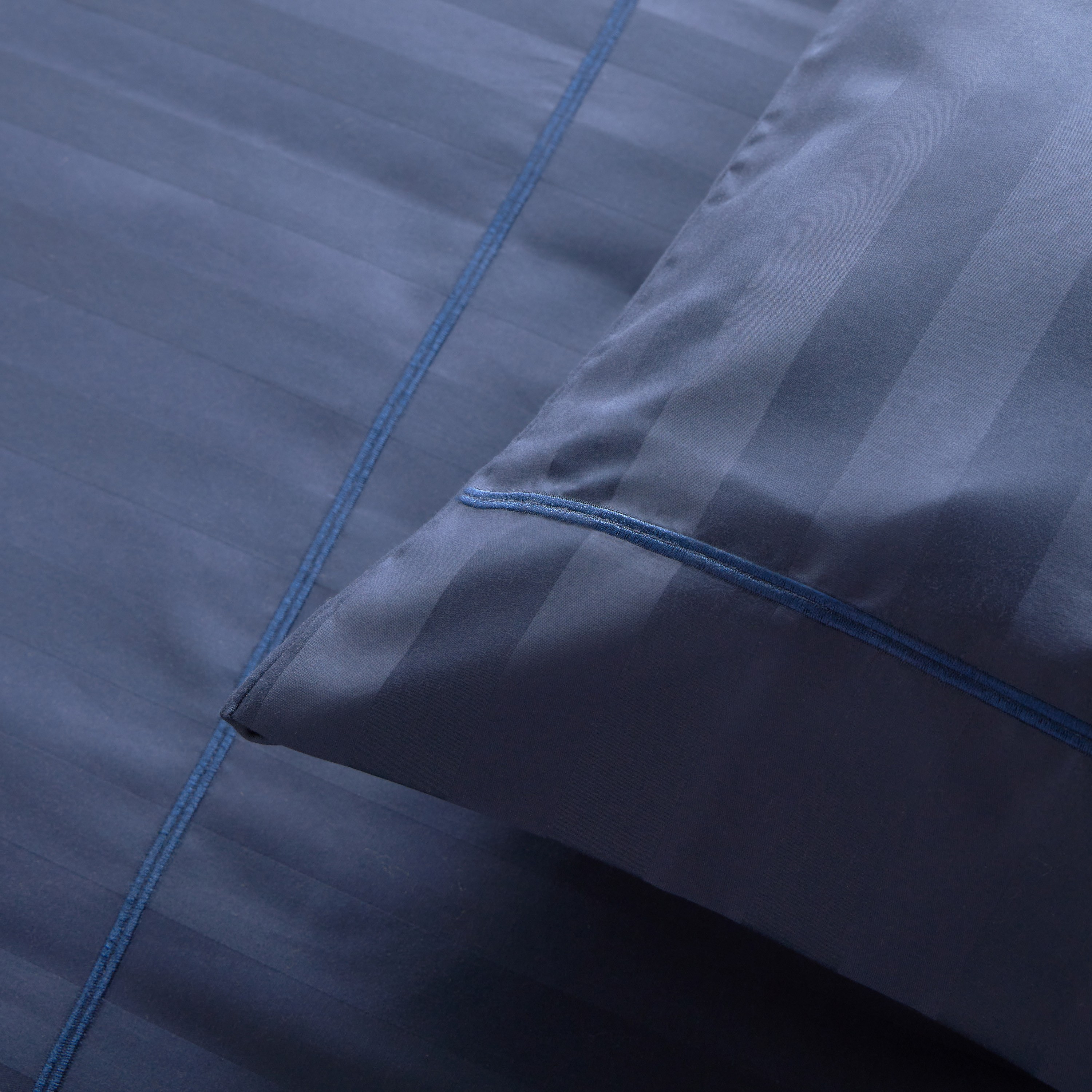 Satin Stripe Pima Cotton Sateen 525 Thread Count 3-Piece Full Duvet Cover Set - 160x200 cm-household-bedding-duvetandcovers-duvetcovers-image-3