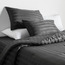 طقم لحاف كوين 3 قطع قطن بيما مخطط ستان بعدد خيوط 525 - 200x240 سم-household-bedding-comfortersandbedspreads-comforters-image-4