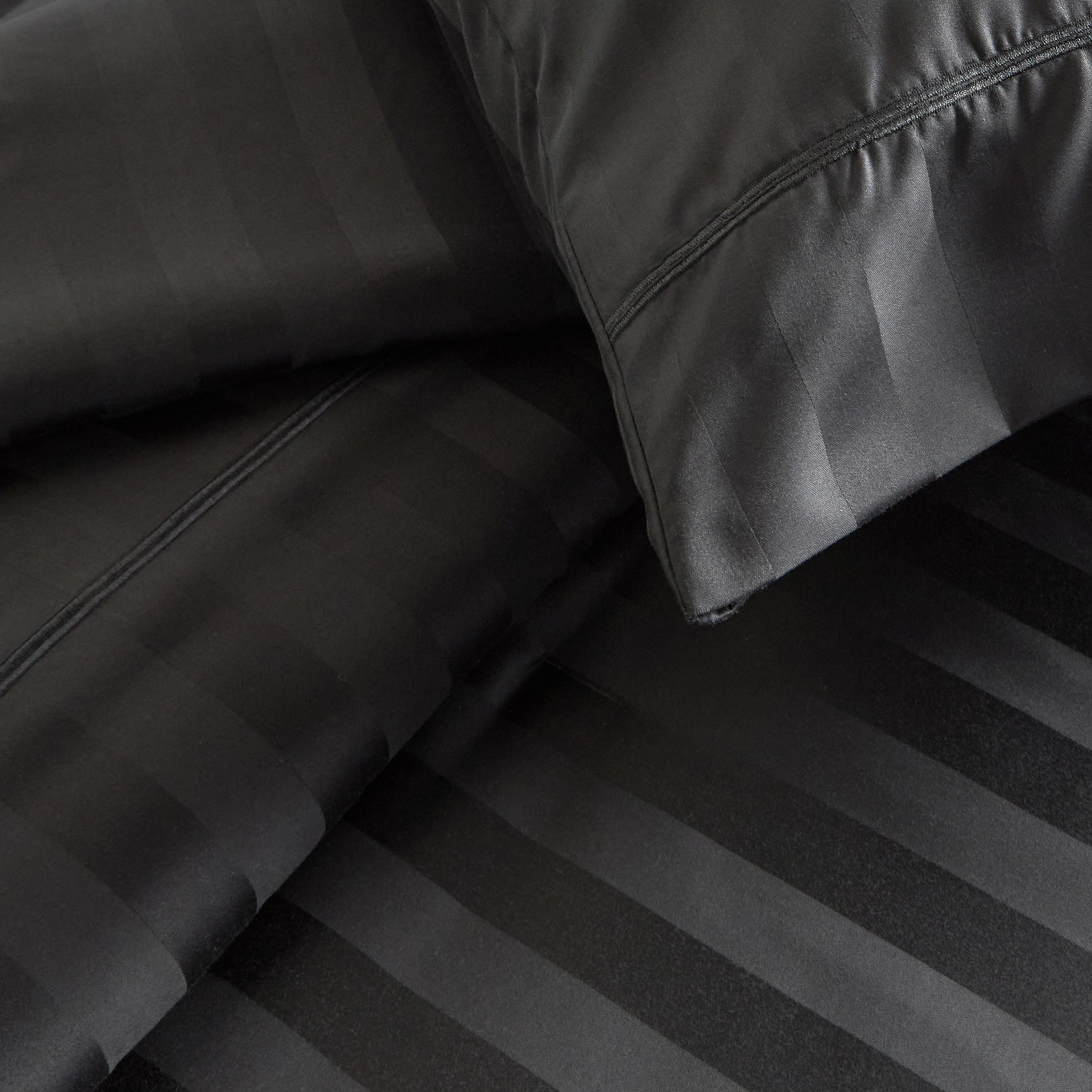 Satin Stripe Pima Cotton Sateen 525 Thread Count 3-Piece Super King Comforter Set - 250x260 cm-household-bedding-comfortersandbedspreads-comforters-image-3