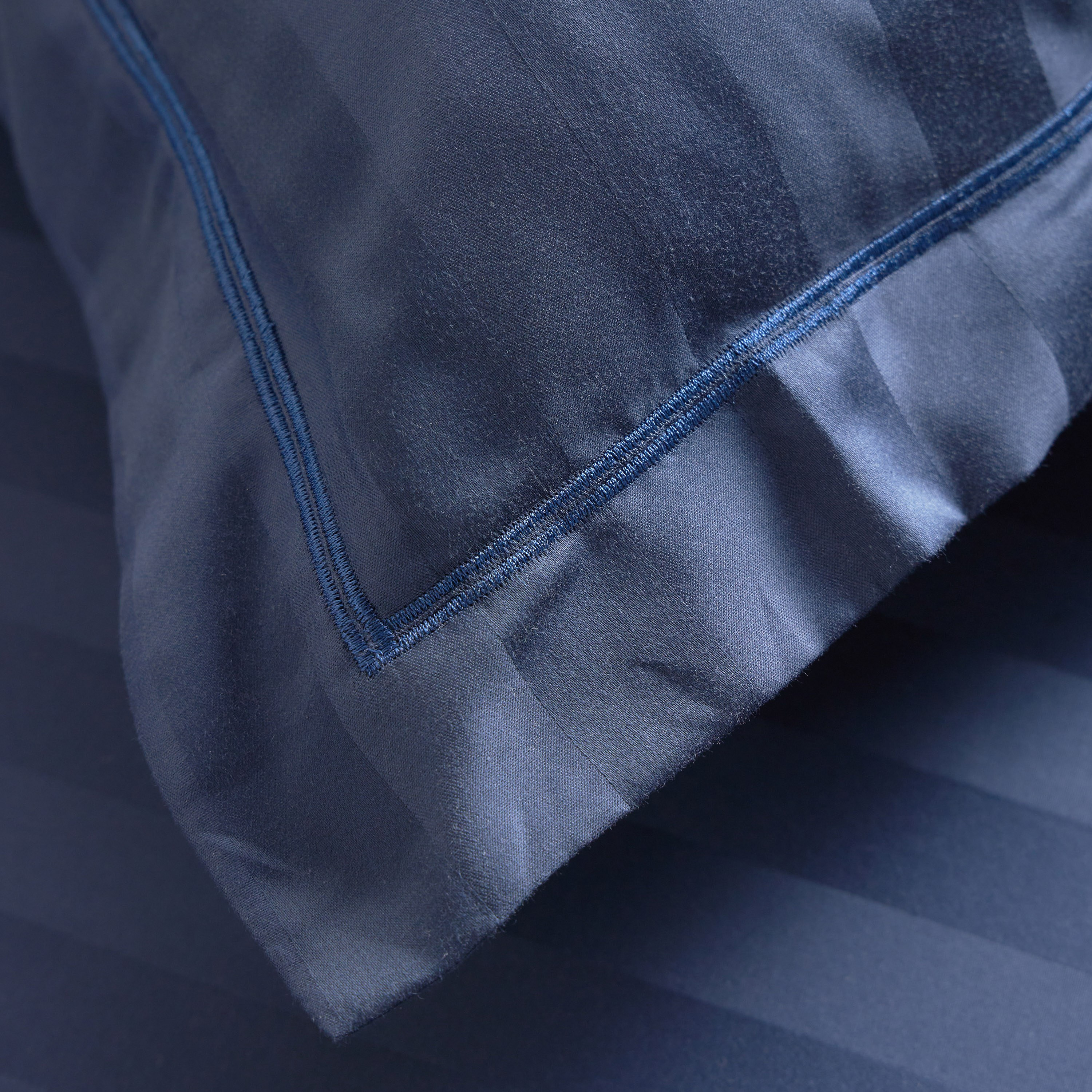 Satin Stripe Pima Cotton Sateen 525 Thread Count 2-Piece Standard Pillowcase Set - 50x75 cm-household-bedding-sheetsandpillowcases-pillowcases-image-3